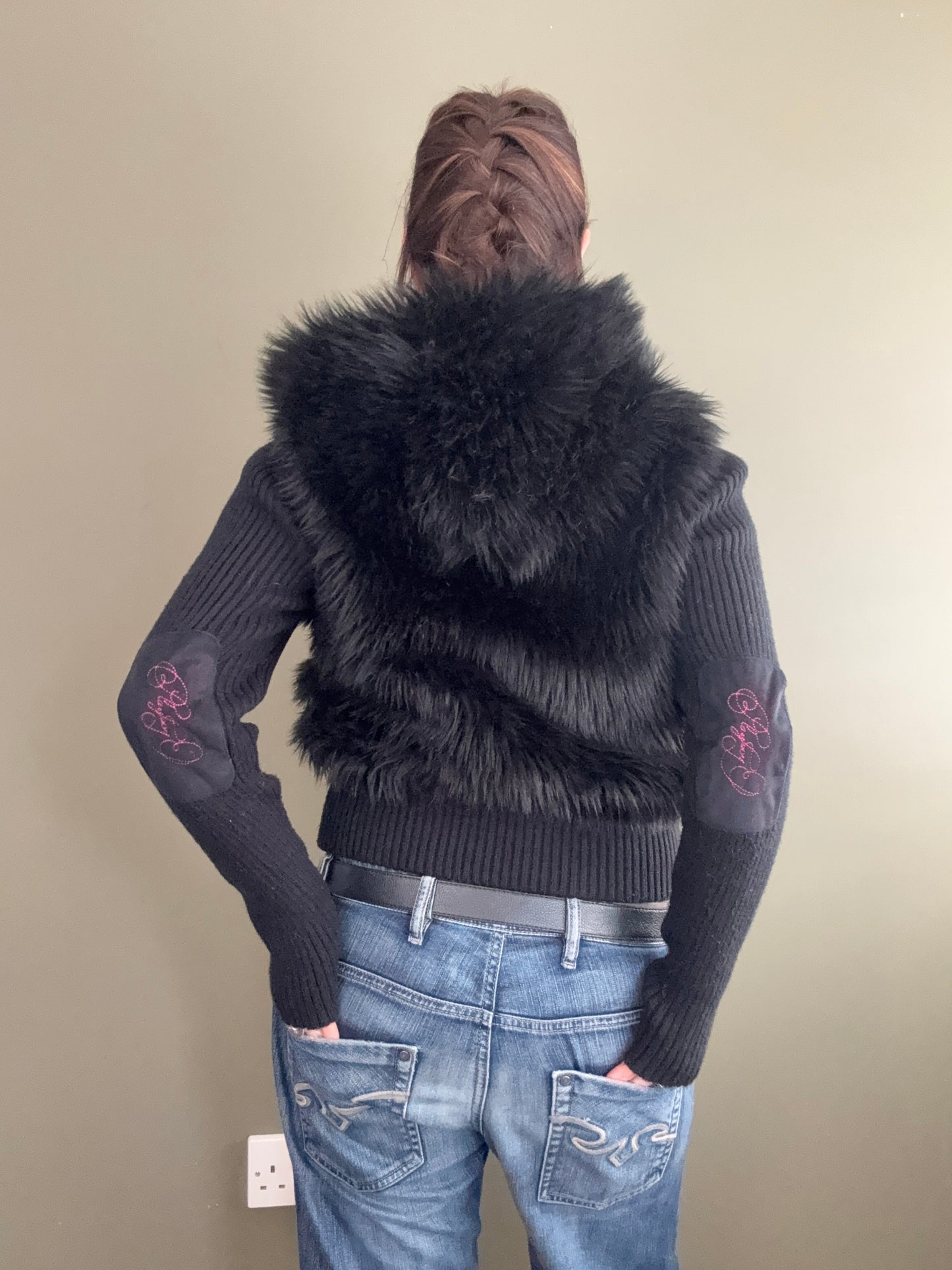 Playboy Faux Fur Jumper (UK10)