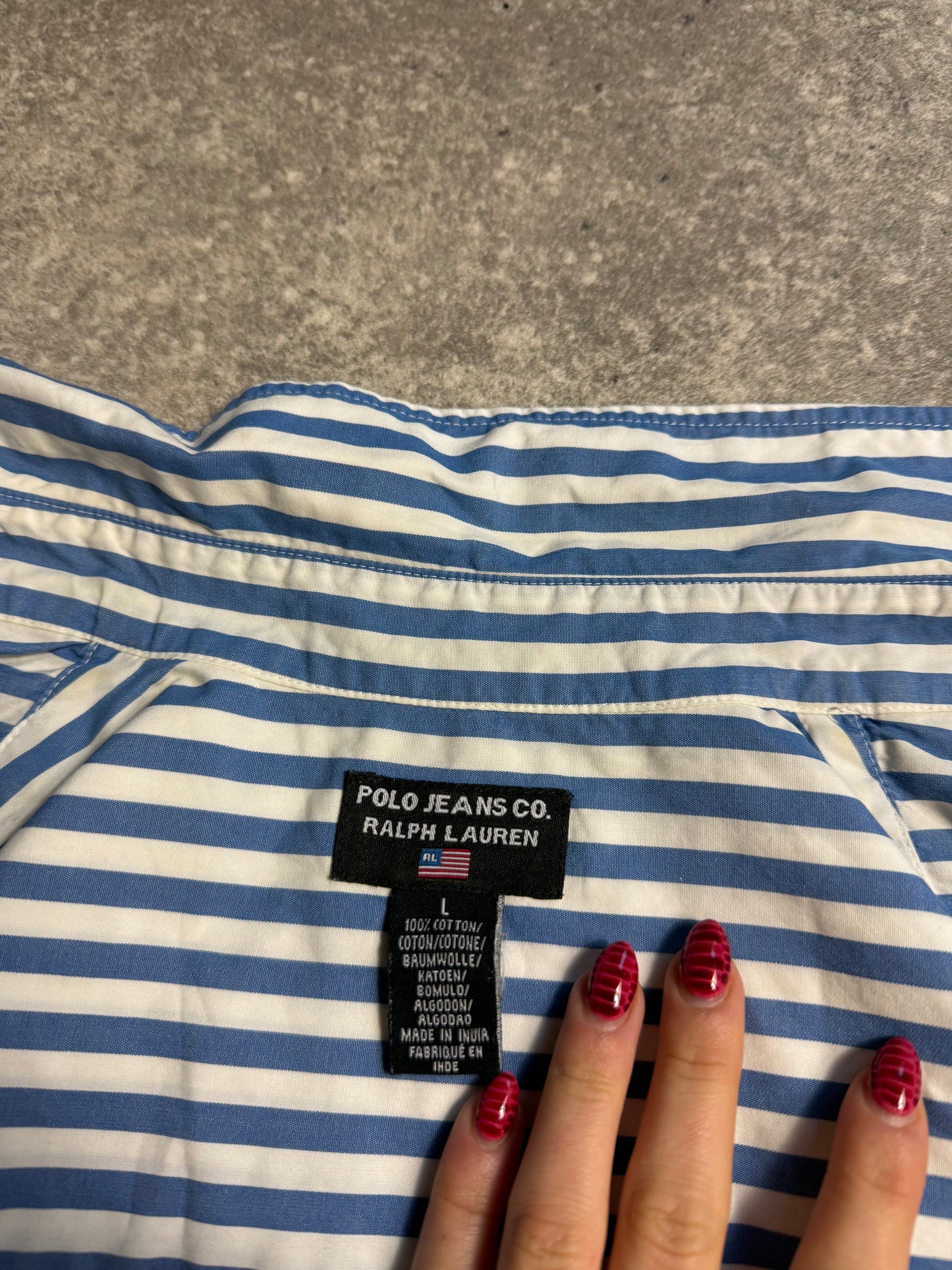 Ralph Lauren Striped Shirt (L)