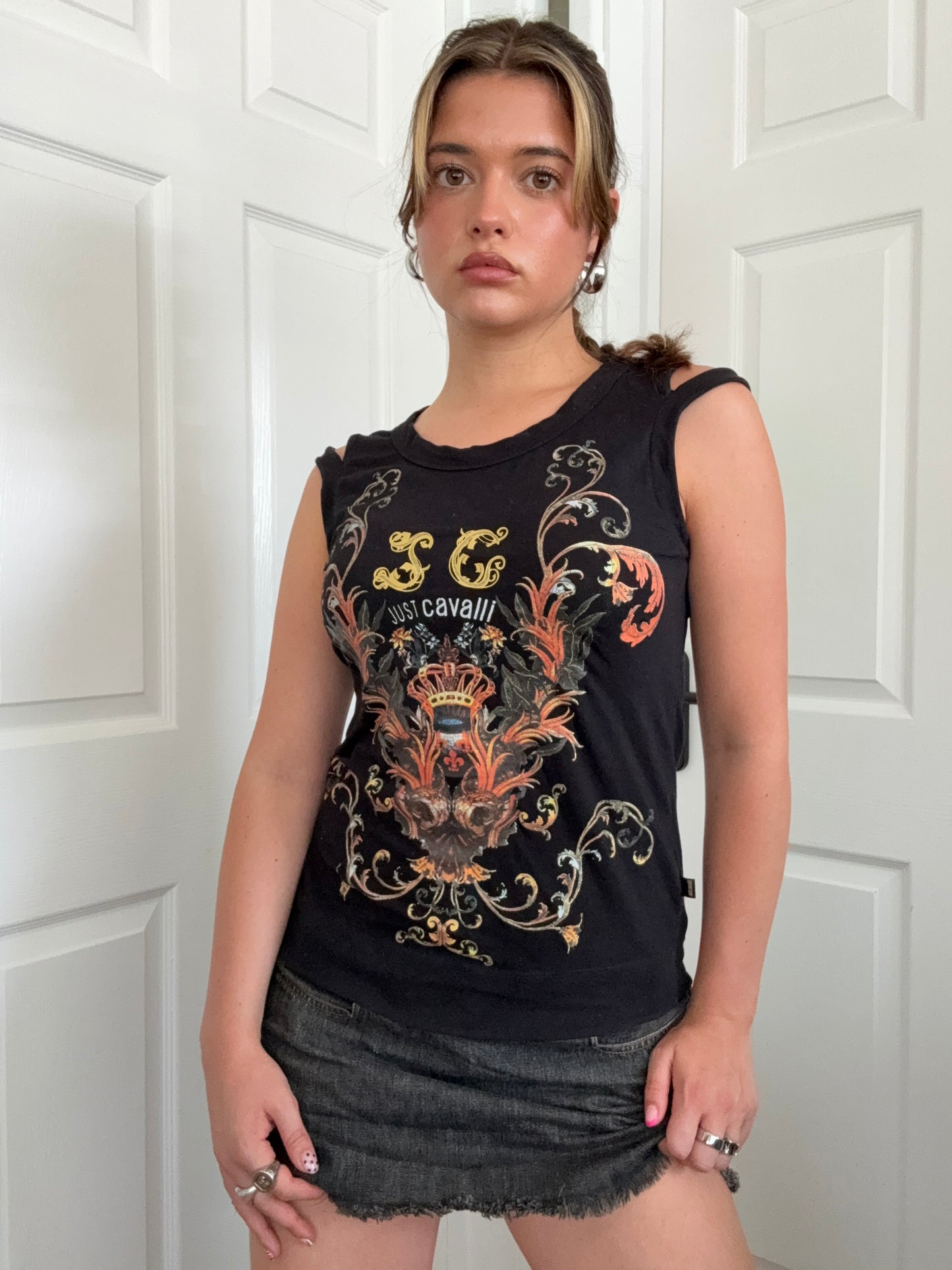 Cavalli Vest Top (S)