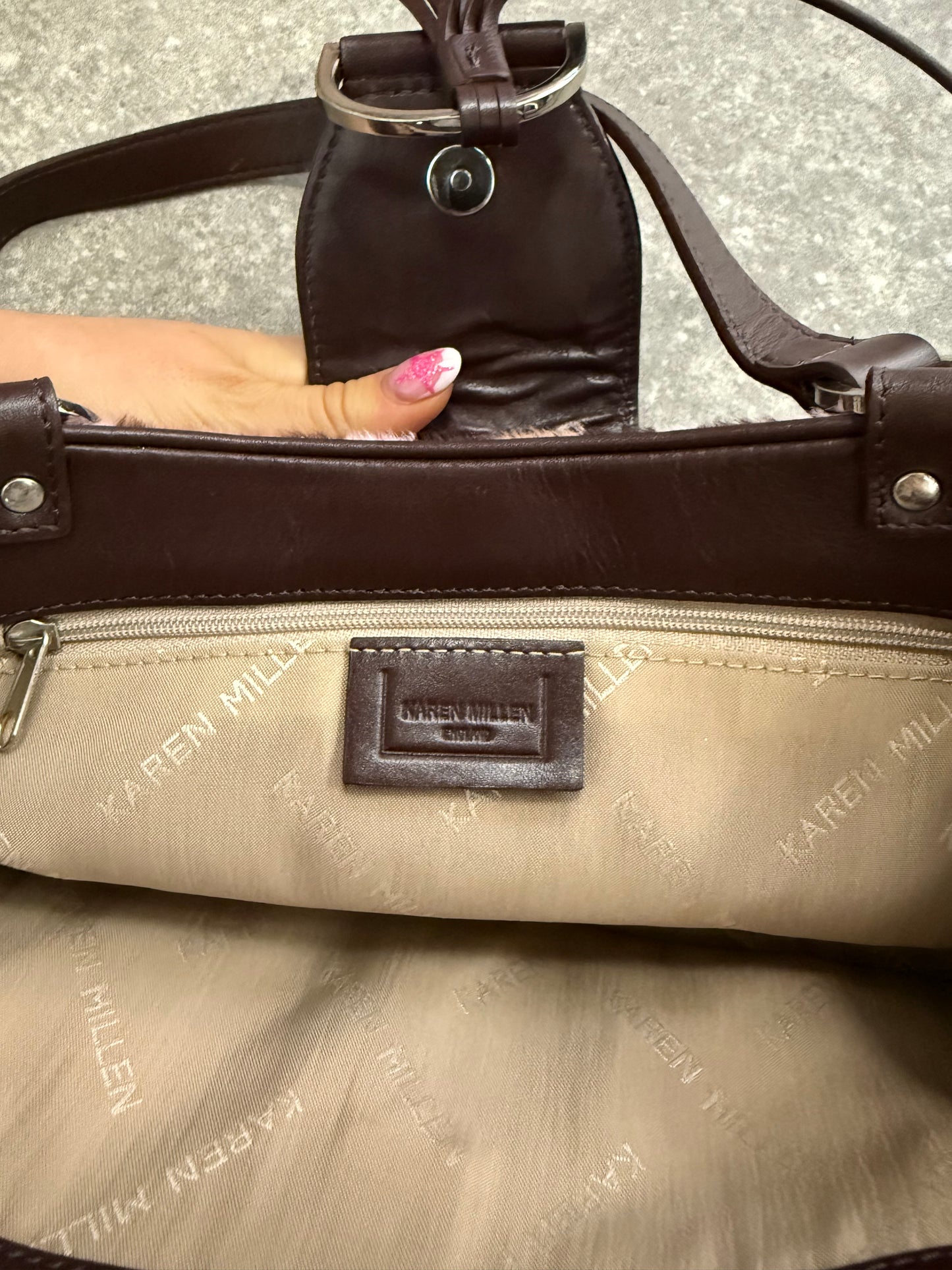 Karen Millen Leopard Shoulder Bag