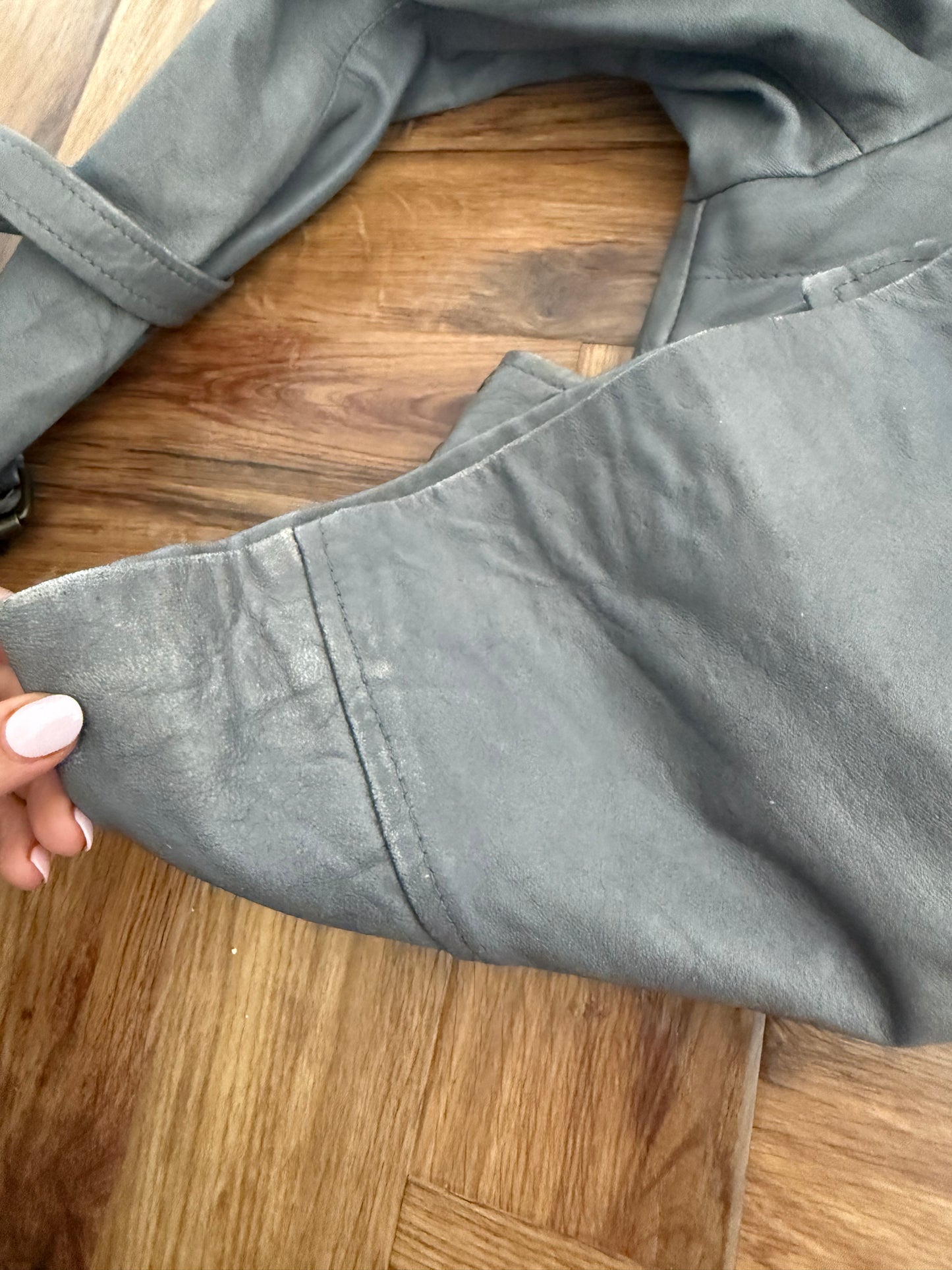 Allsaints 2 in 1 Leather Jacket (UK10)