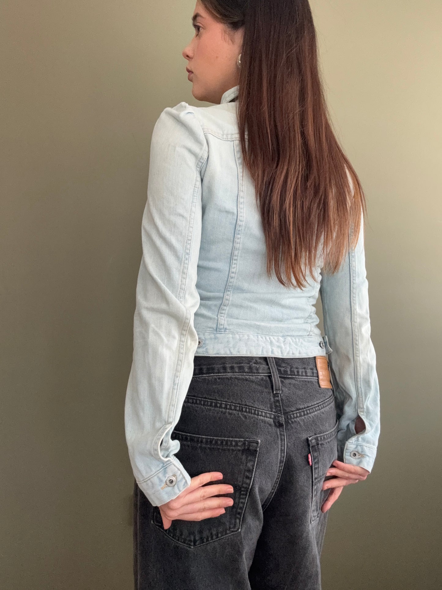 Fitted Diesel Denim Jacket (S)