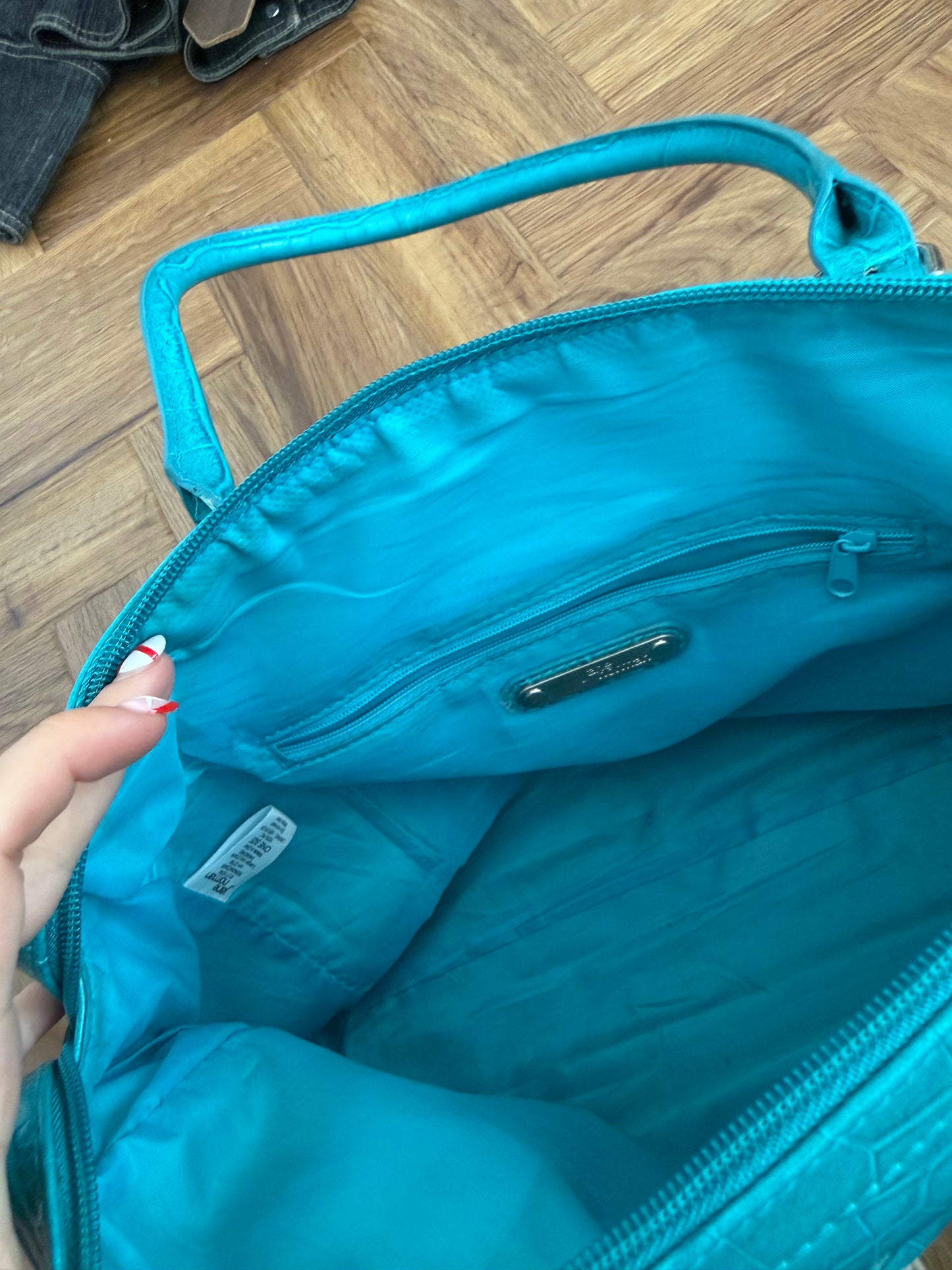 Jane Norman Turquoise Shoulder Bag