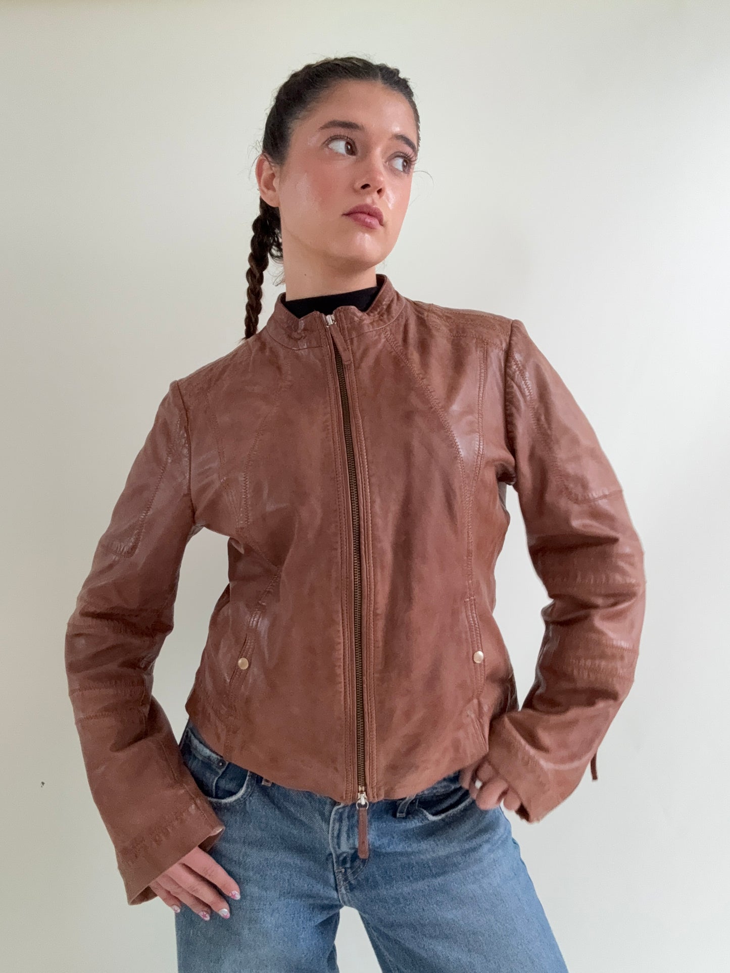 Hugo Boss Leather Jacket (M)