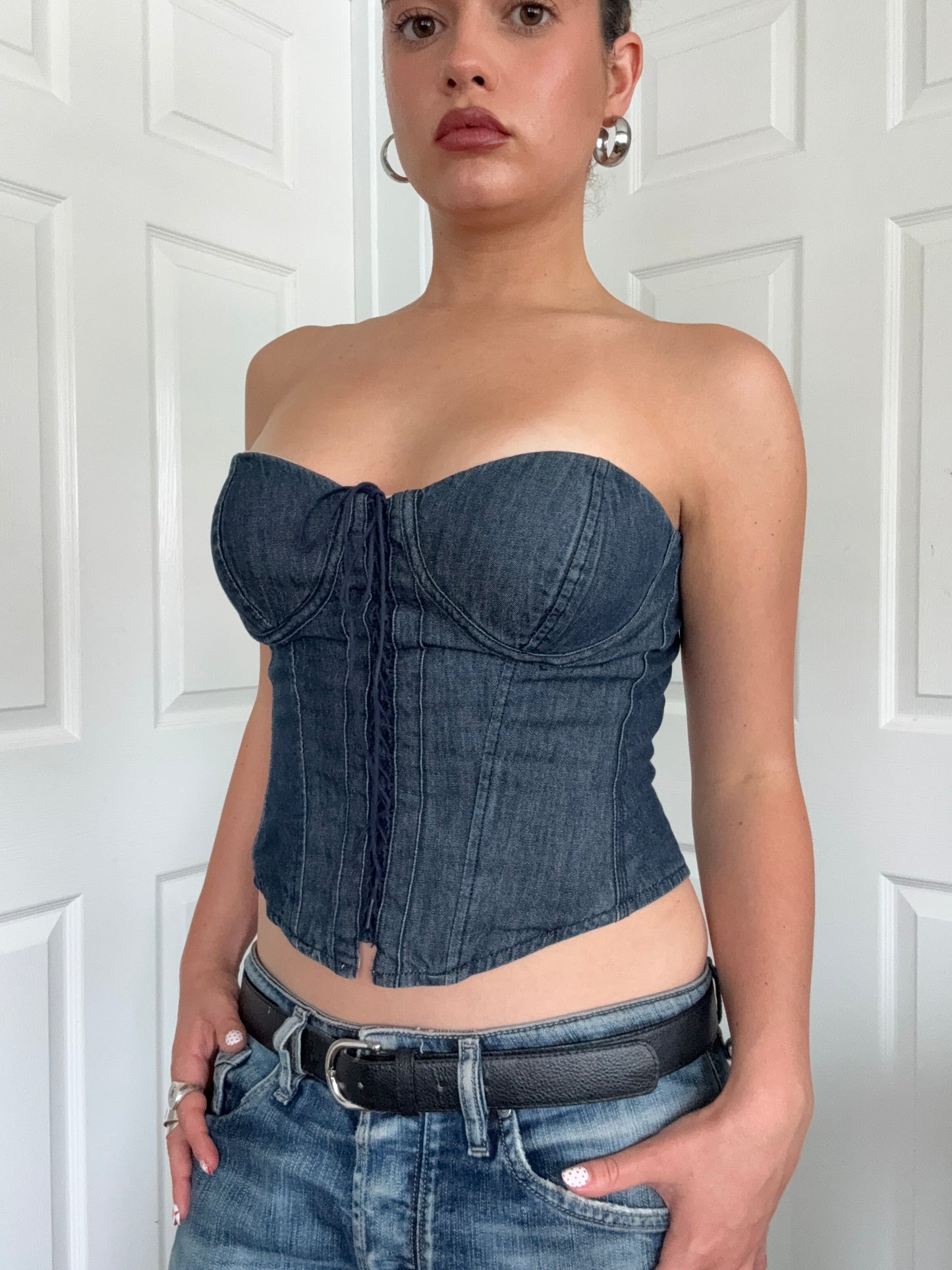 Ralph Lauren Denim Corset (US8)