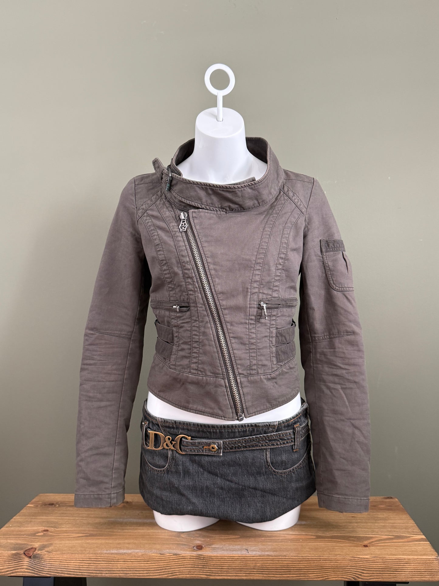 Diesel Cropped Utility Jacket (M)