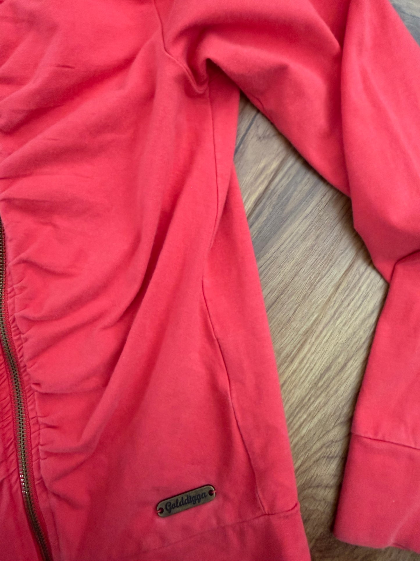 Golddigga Asymmetric Zip Jumper (L)