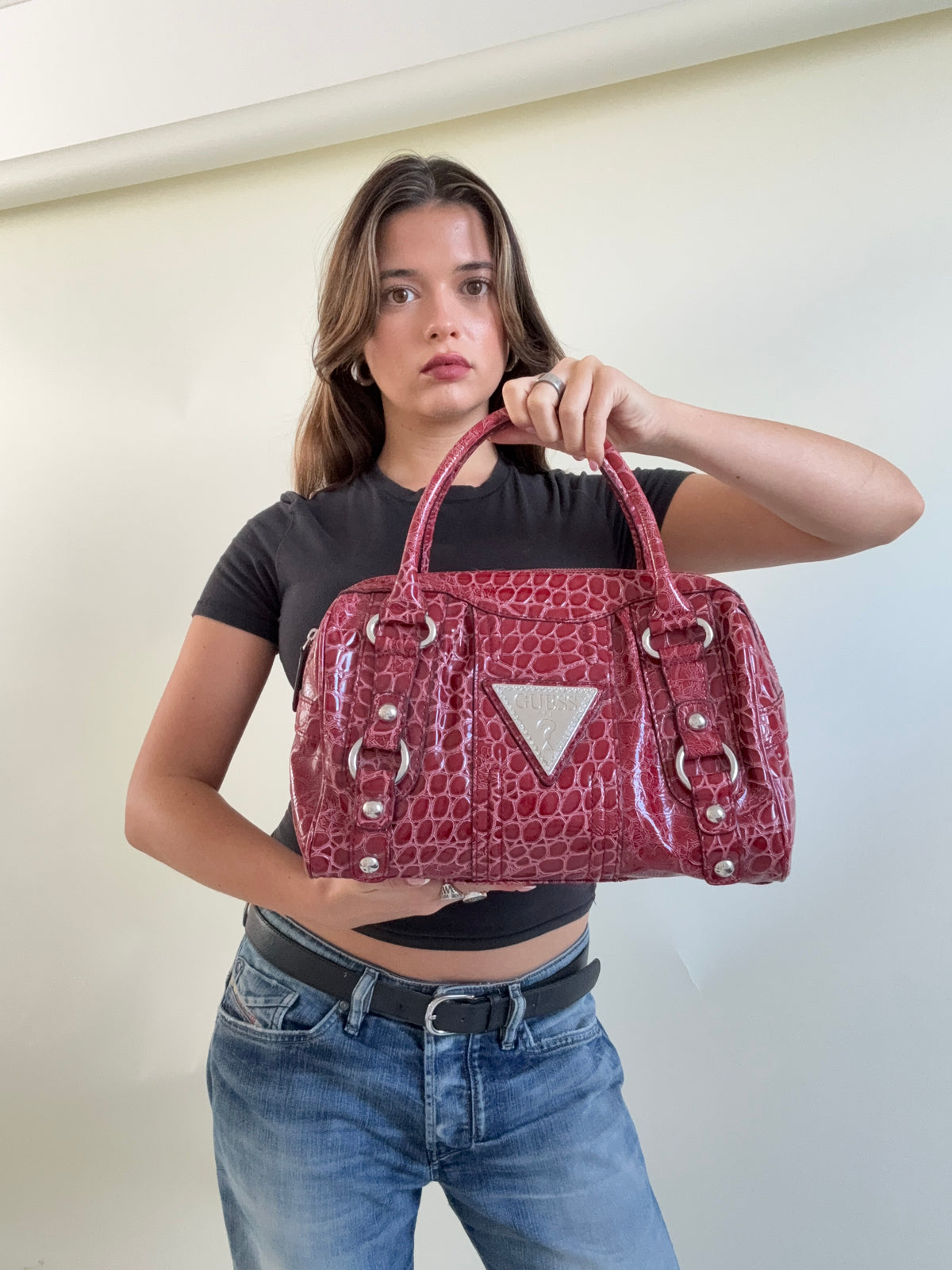 Vintage Guess Bowler Bag