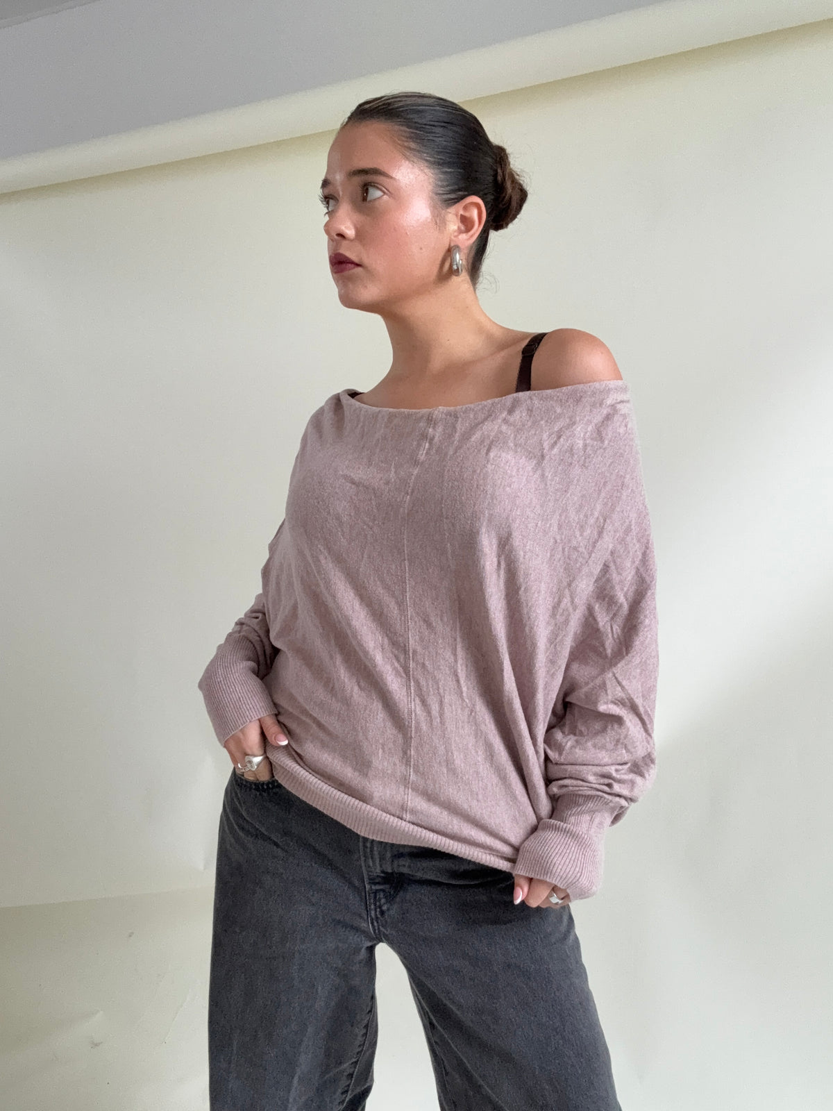 Allsaints Batwing Popper Jumper (UK8)