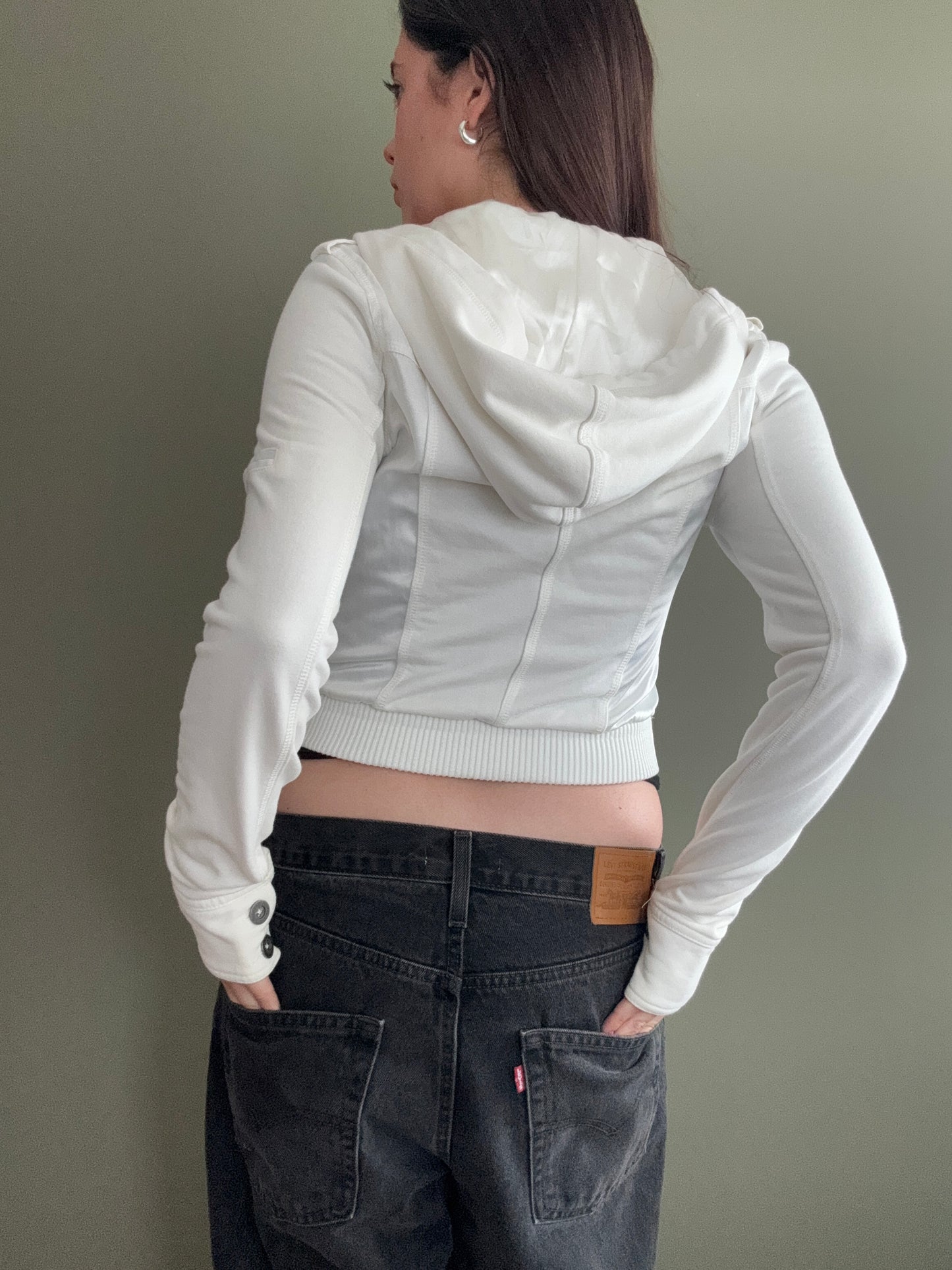 Jane Norman Cargo Zip Hoodie (UK6)