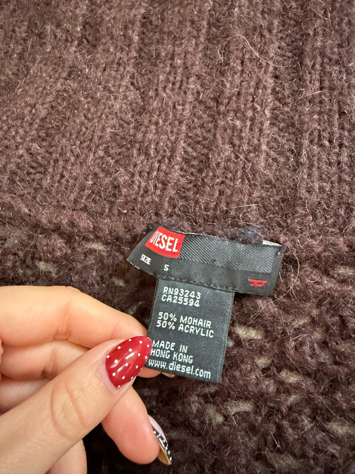 Diesel Mohair Jumper (S)