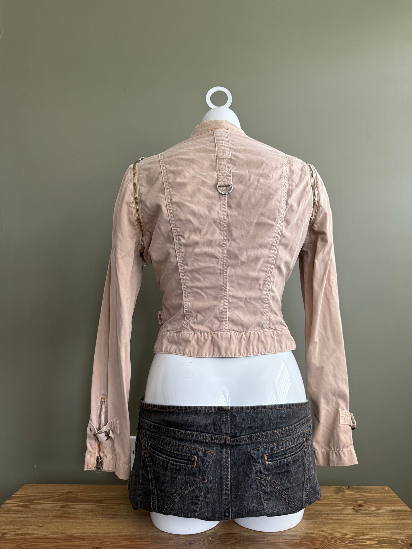 Beige Guess Utility Jacket (S)