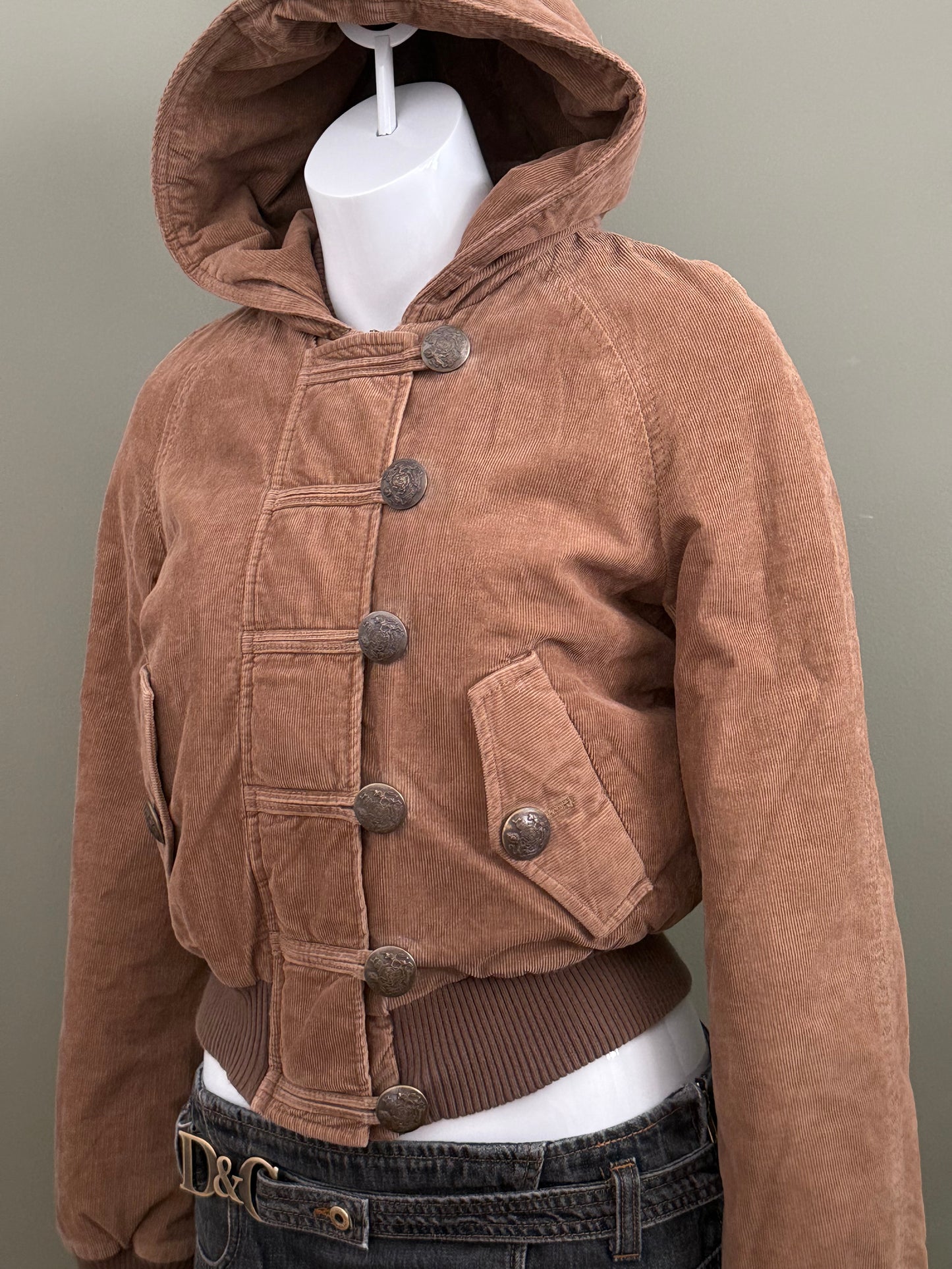 Dolce and Gabbana Corduroy Bomber Jacket (S)