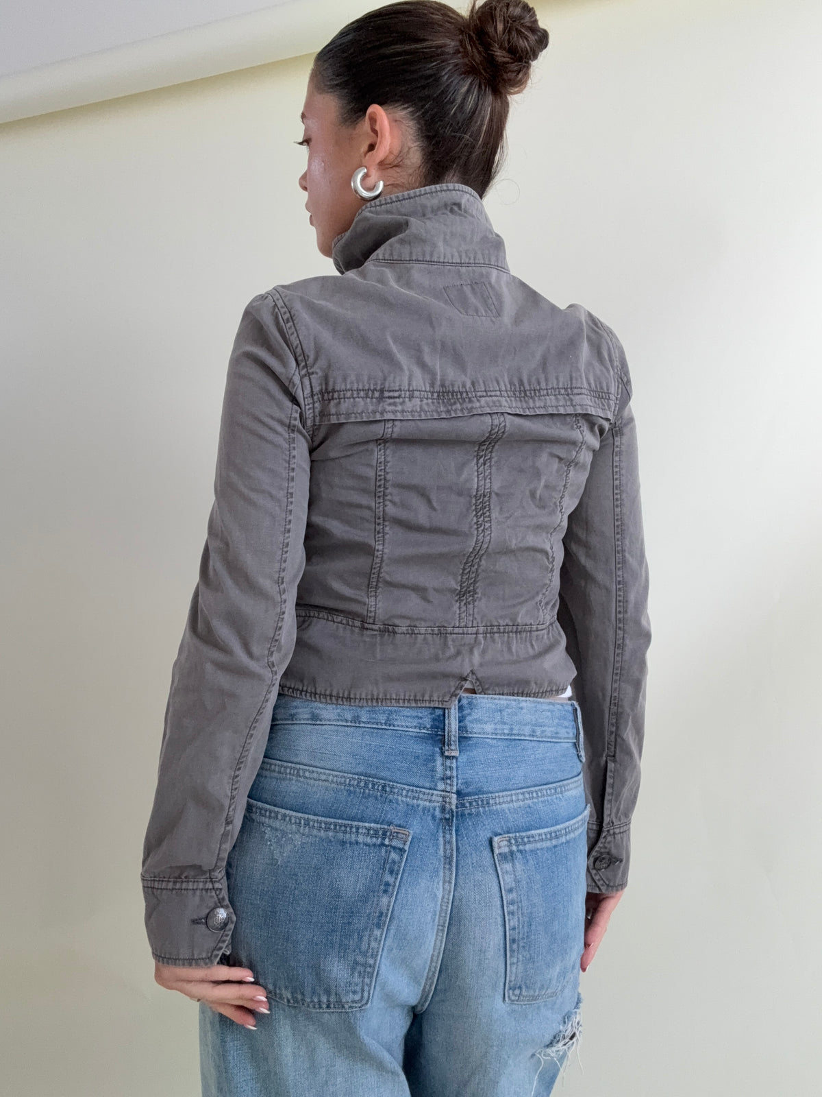 Y2K Buckle Jacket (UK8)