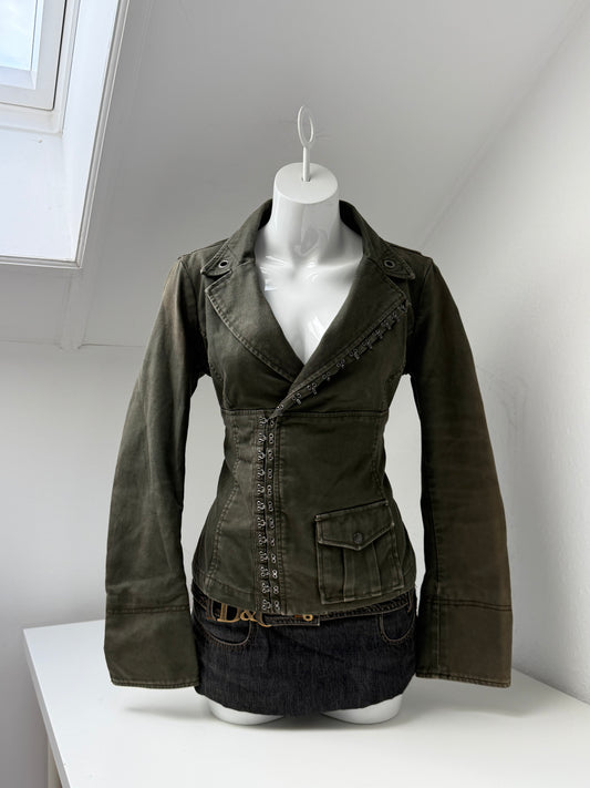 Vintage Diesel Hook & Eye Corset Jacket (L)