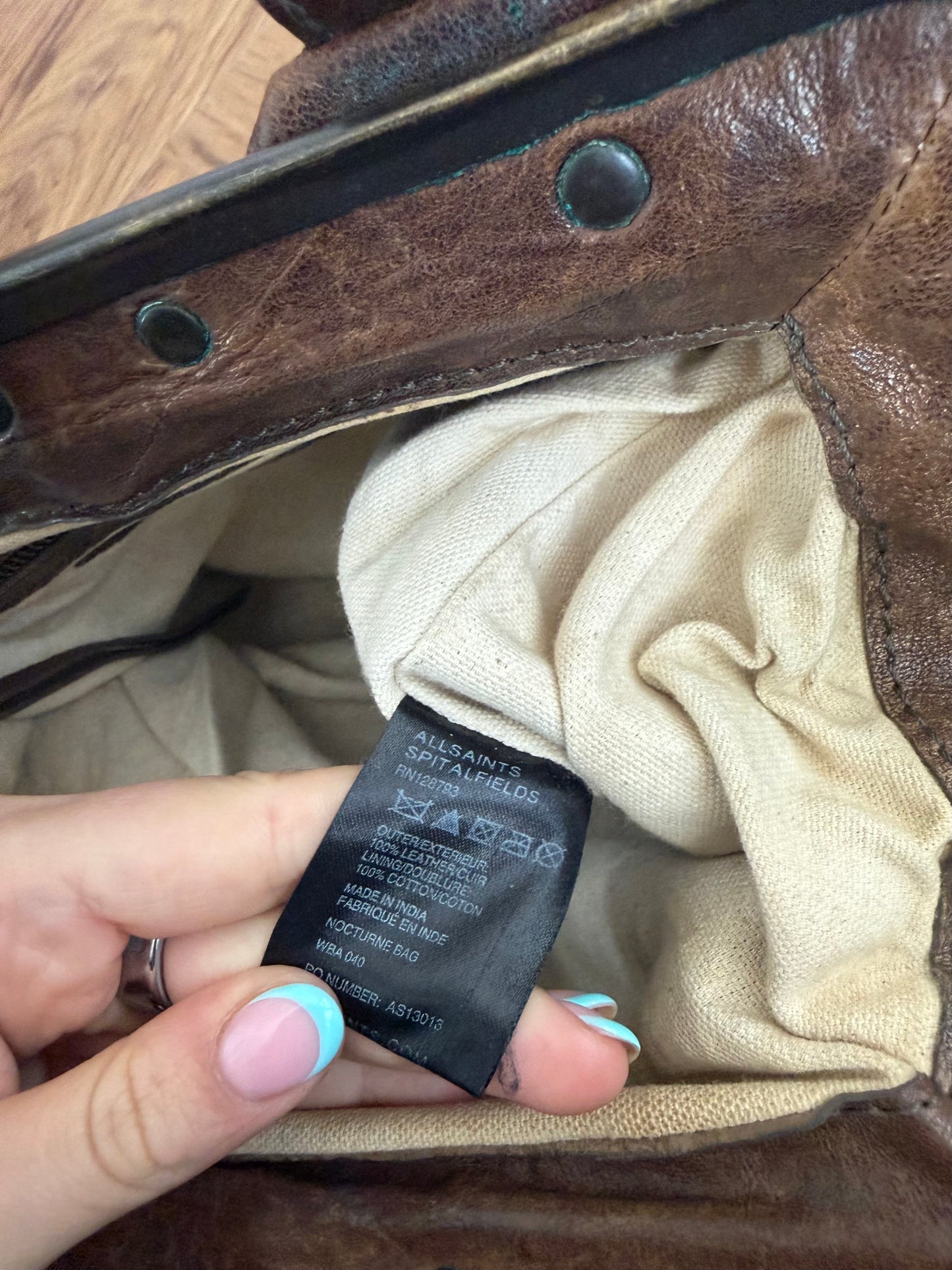 Allsaints Leather Nocturne Bag
