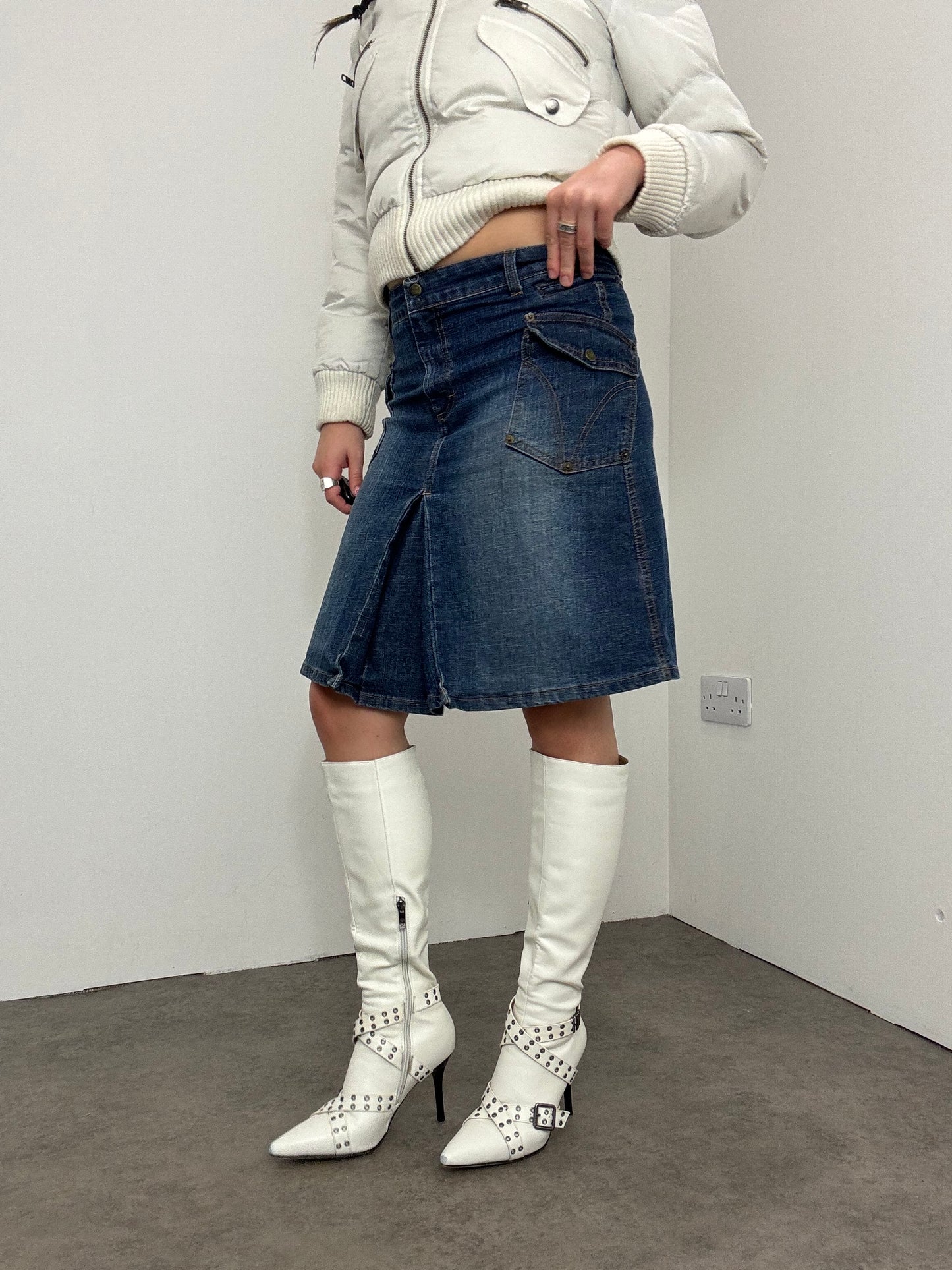 Dolce and Gabbana Denim Skirt