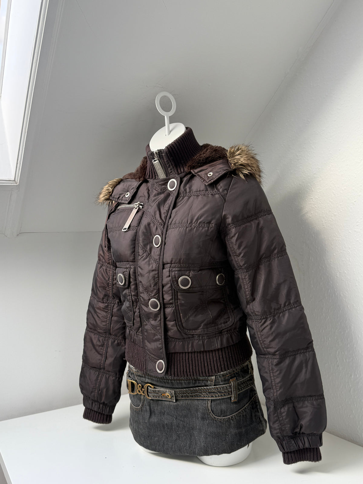 Y2K Puffer Jacket (UK10)