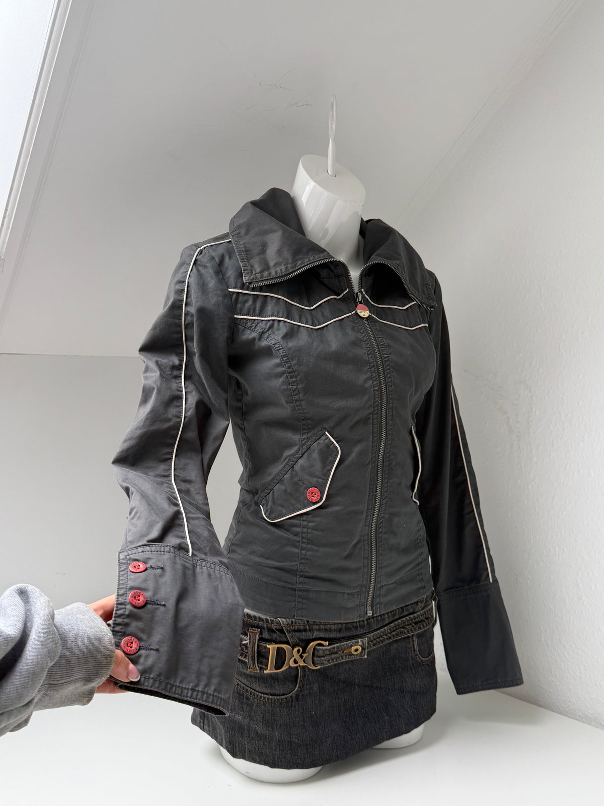Vintage Diesel Funnel Neck Jacket (S)