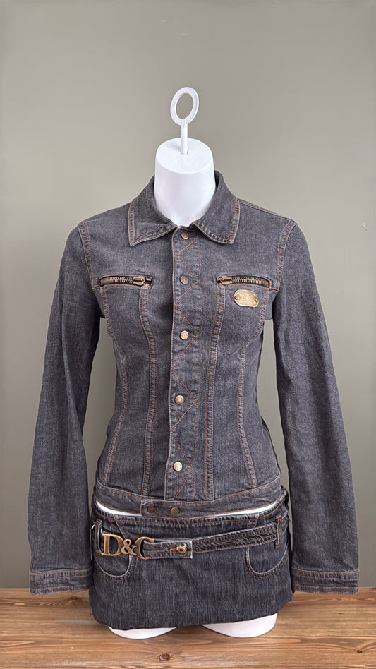 Dolce & Gabbana Fitted Denim Jacket (XS)