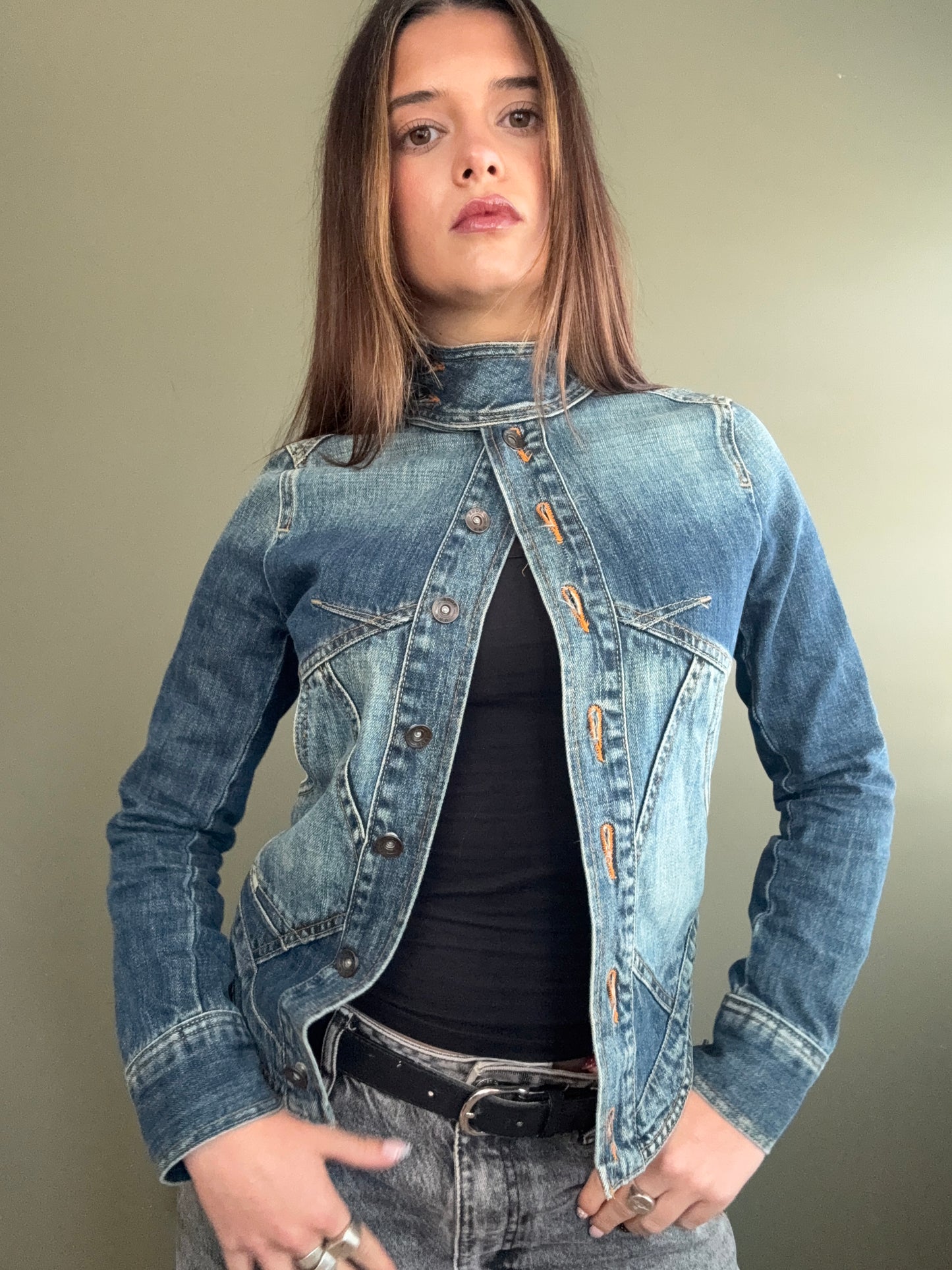 Denim Corset Jacket (XS)