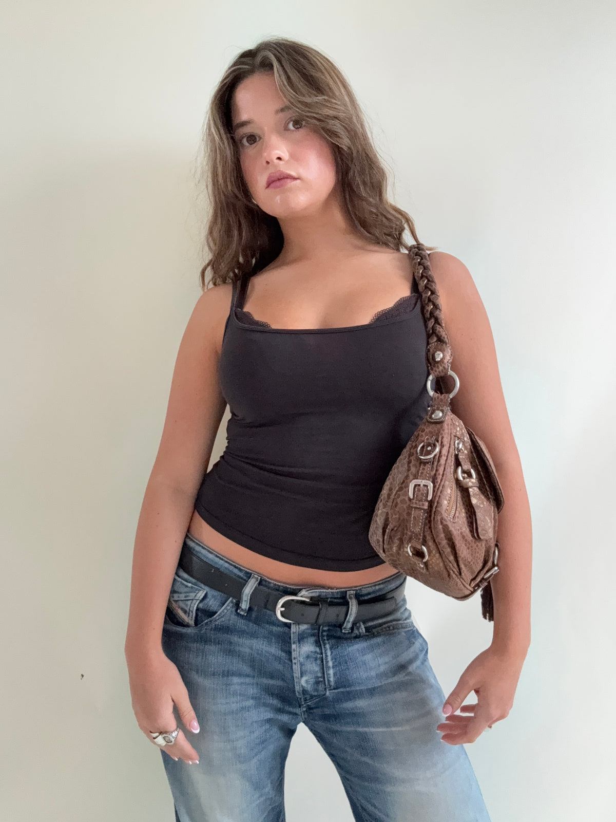Guess Animal Print Shoulder Bag