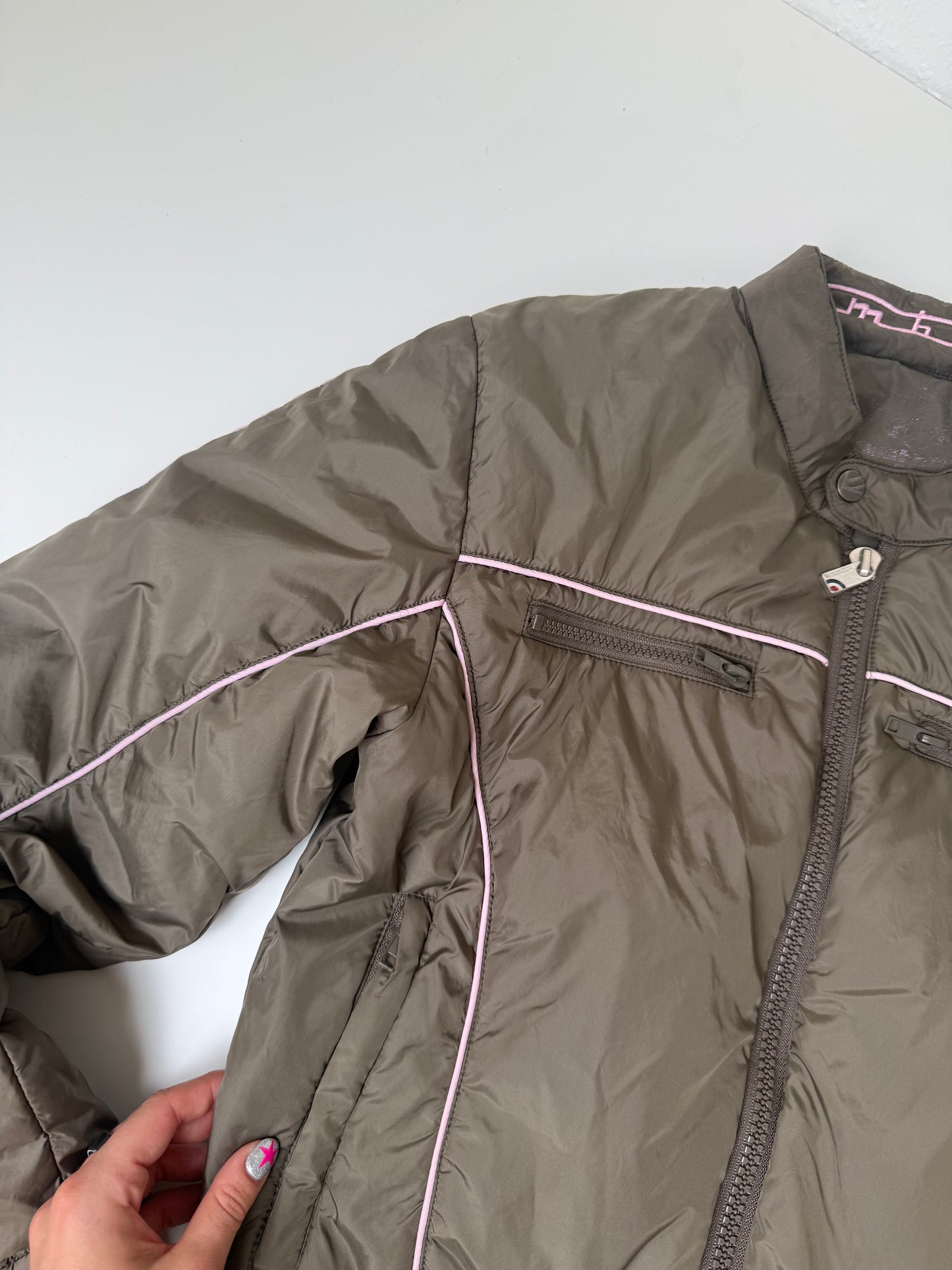Y2K Bomber Jacket (M)