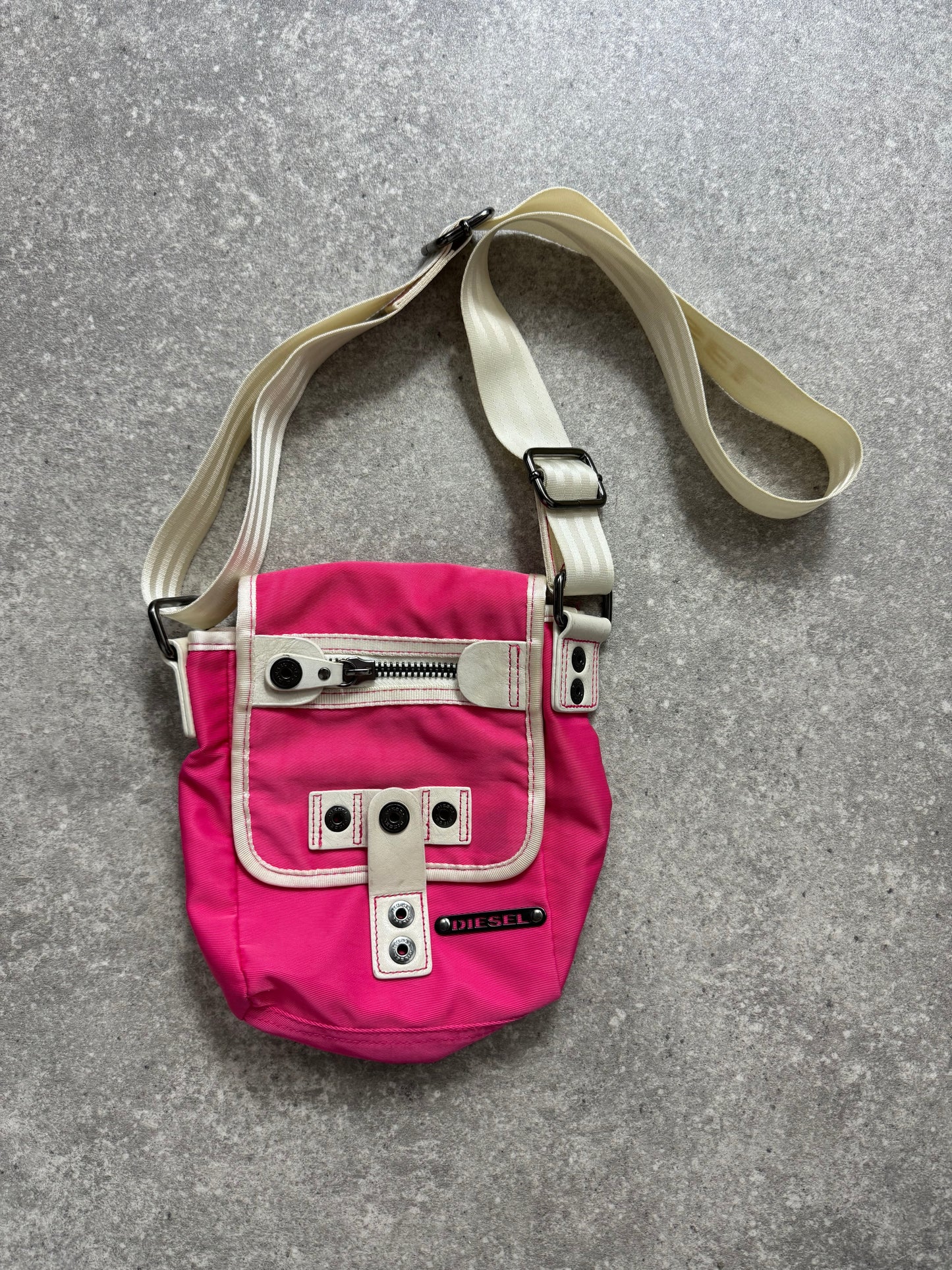 Diesel Pink Y2K Crossbody Bag