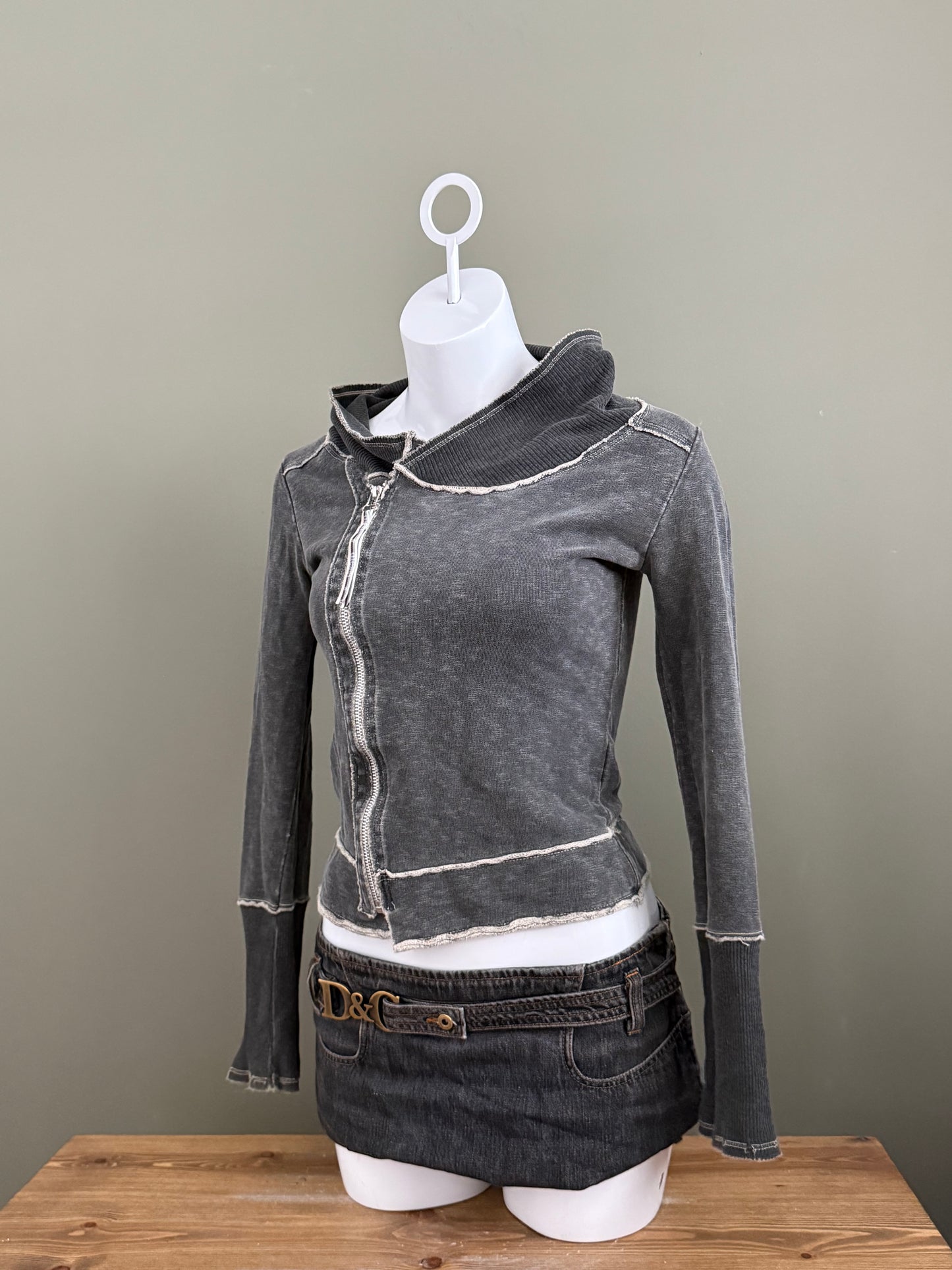 Diesel Asymmetric Zip Jumper (S)