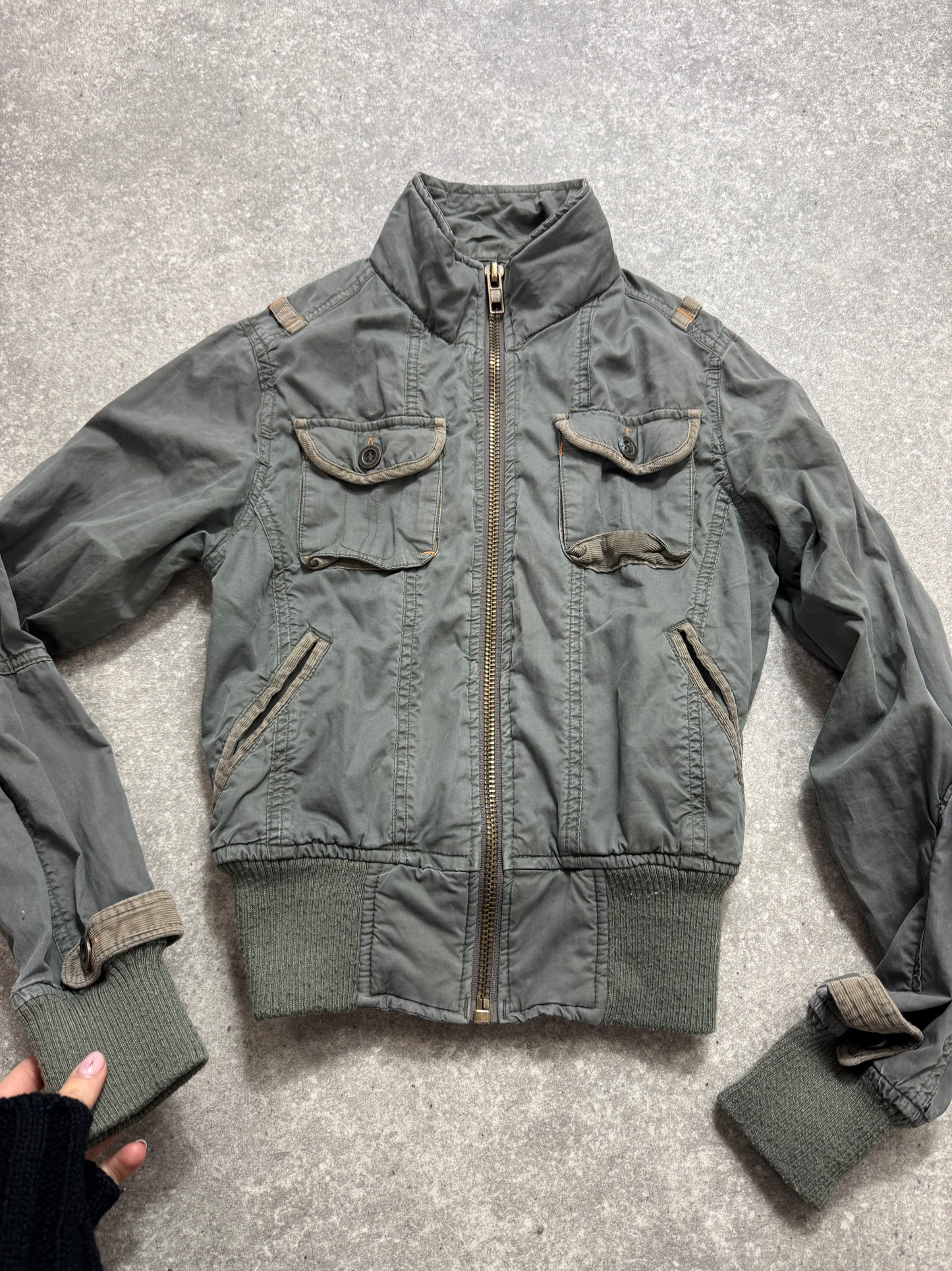 Y2K Cargo Jacket (UK8)