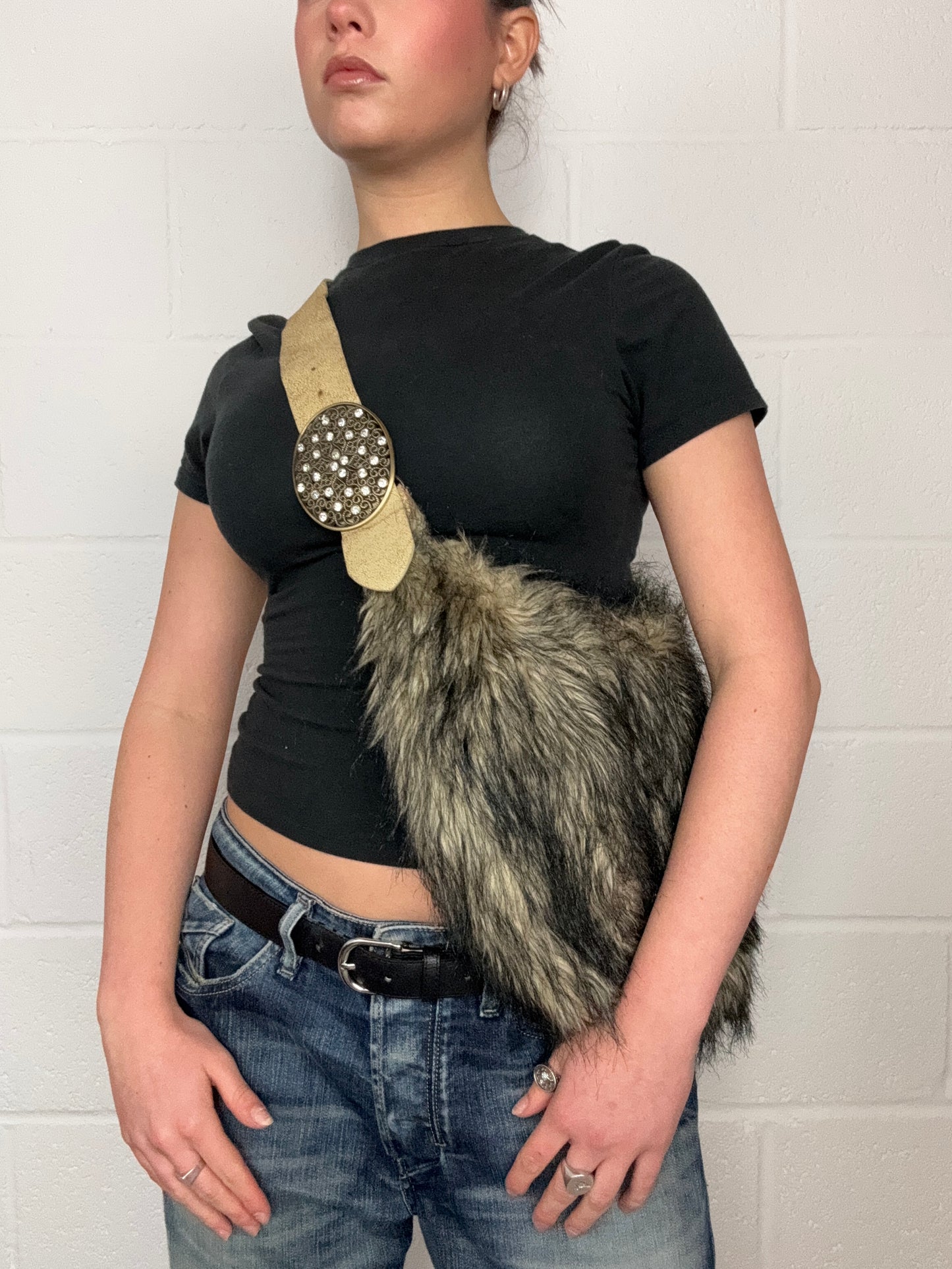 Y2K Faux Fur Bag