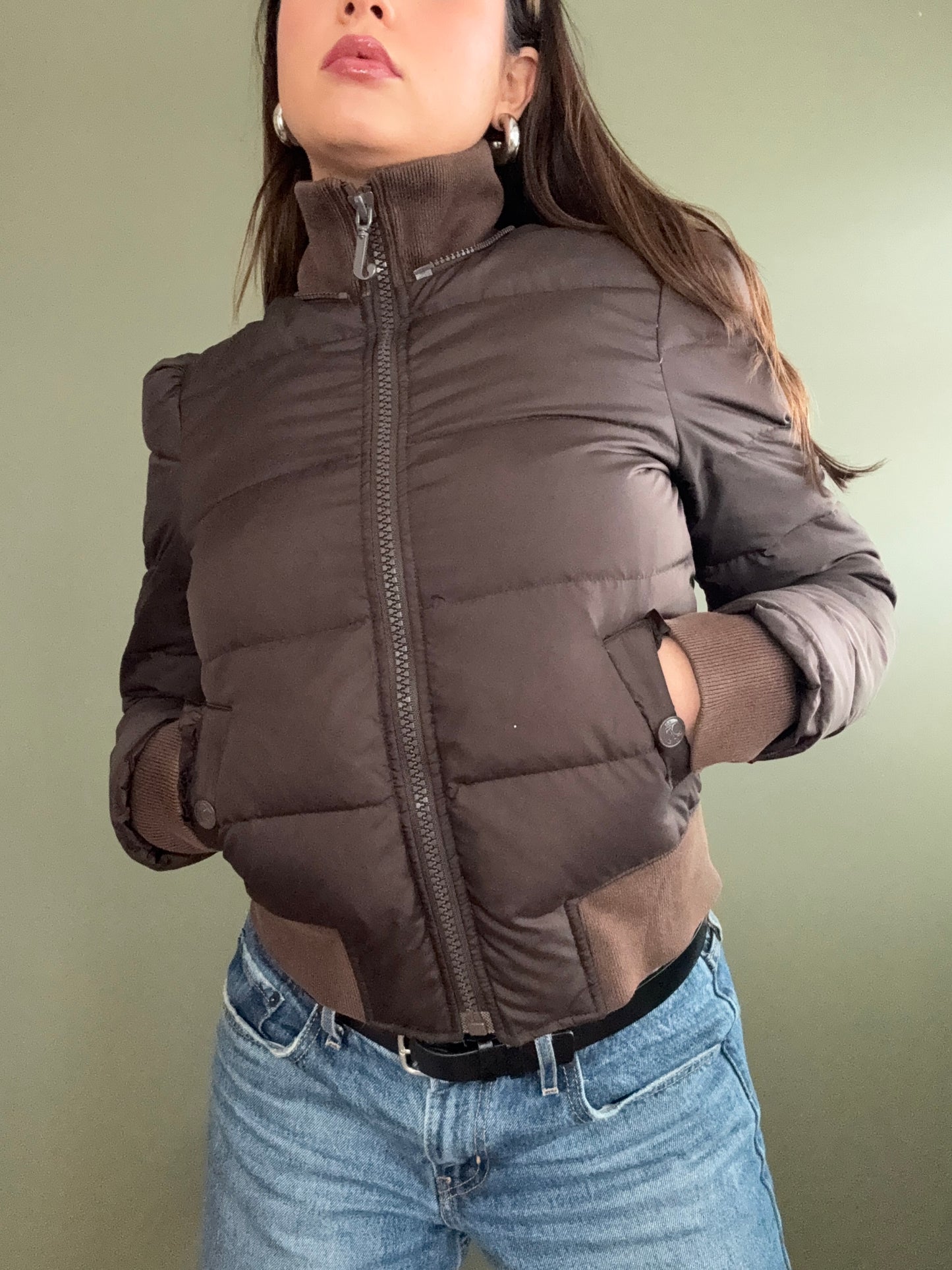 Brown Juicy Couture Puffer (S)