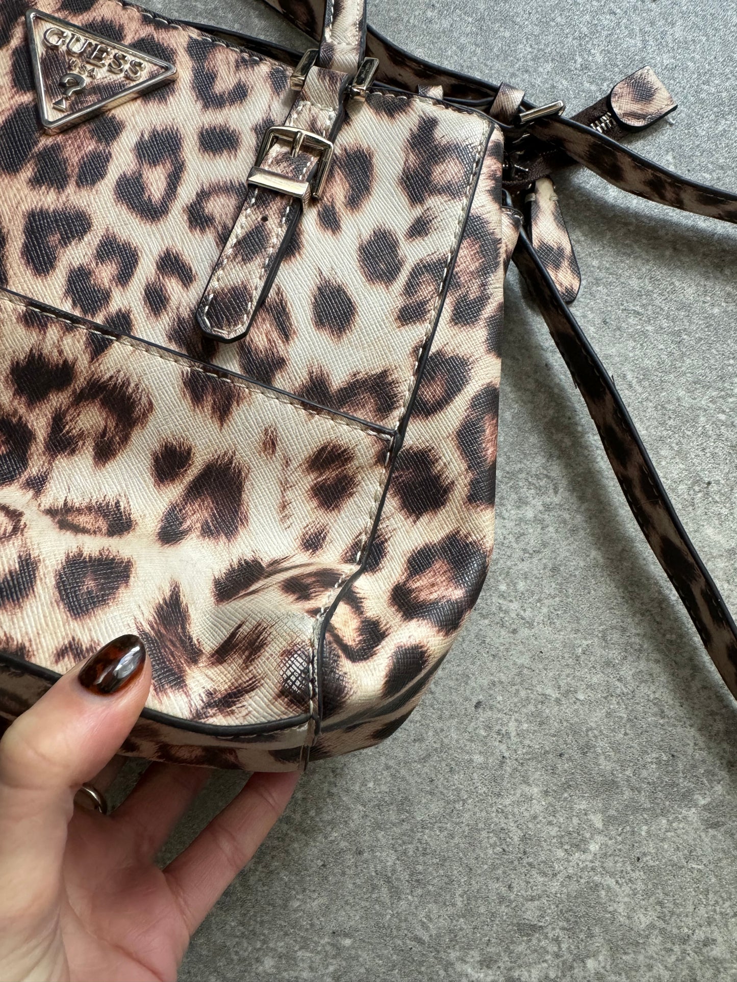 Leopard Print Guess Bag