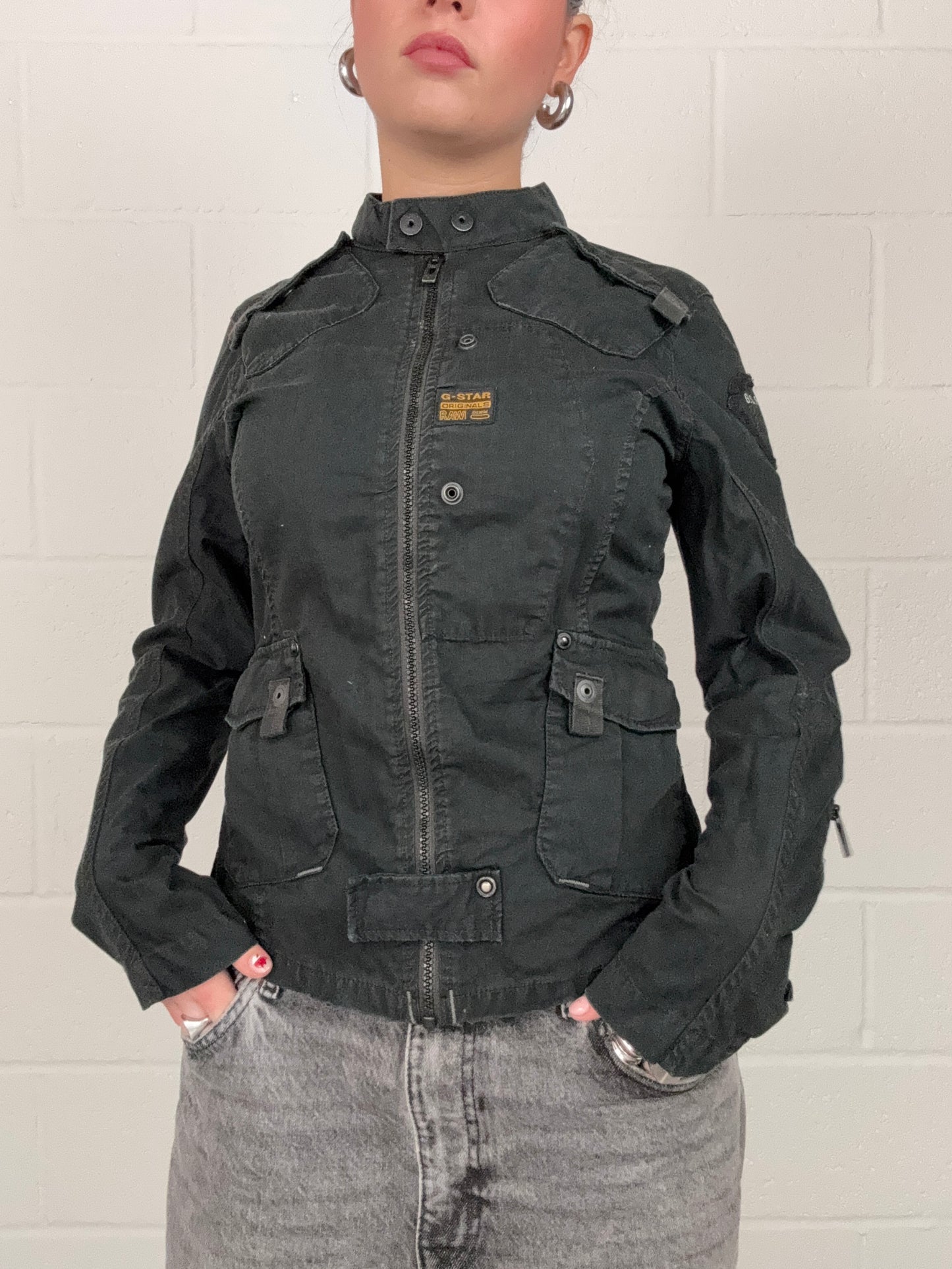 G-Star Fitted Biker Jacket (M)