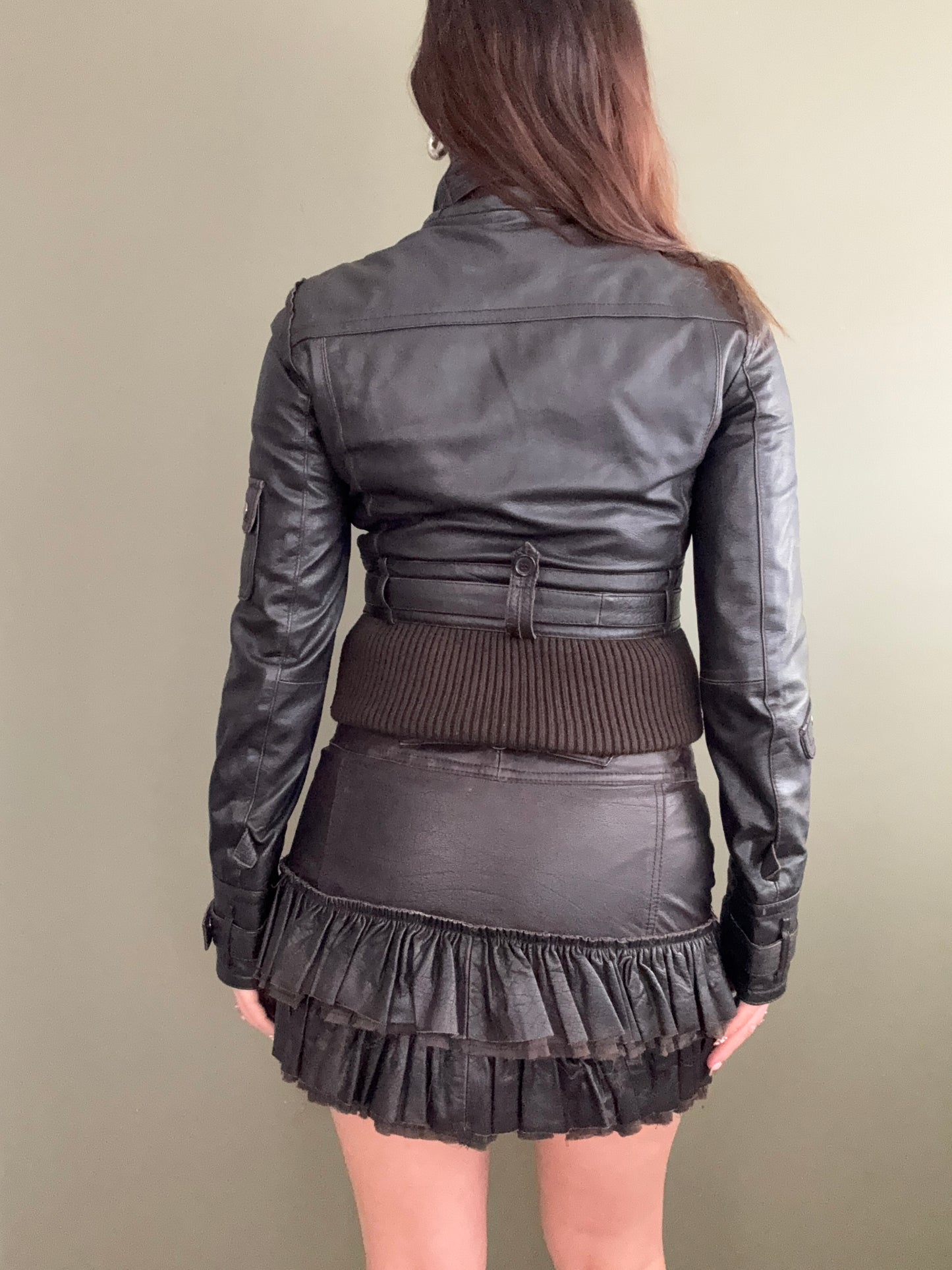 Leather Two Piece Set (S)