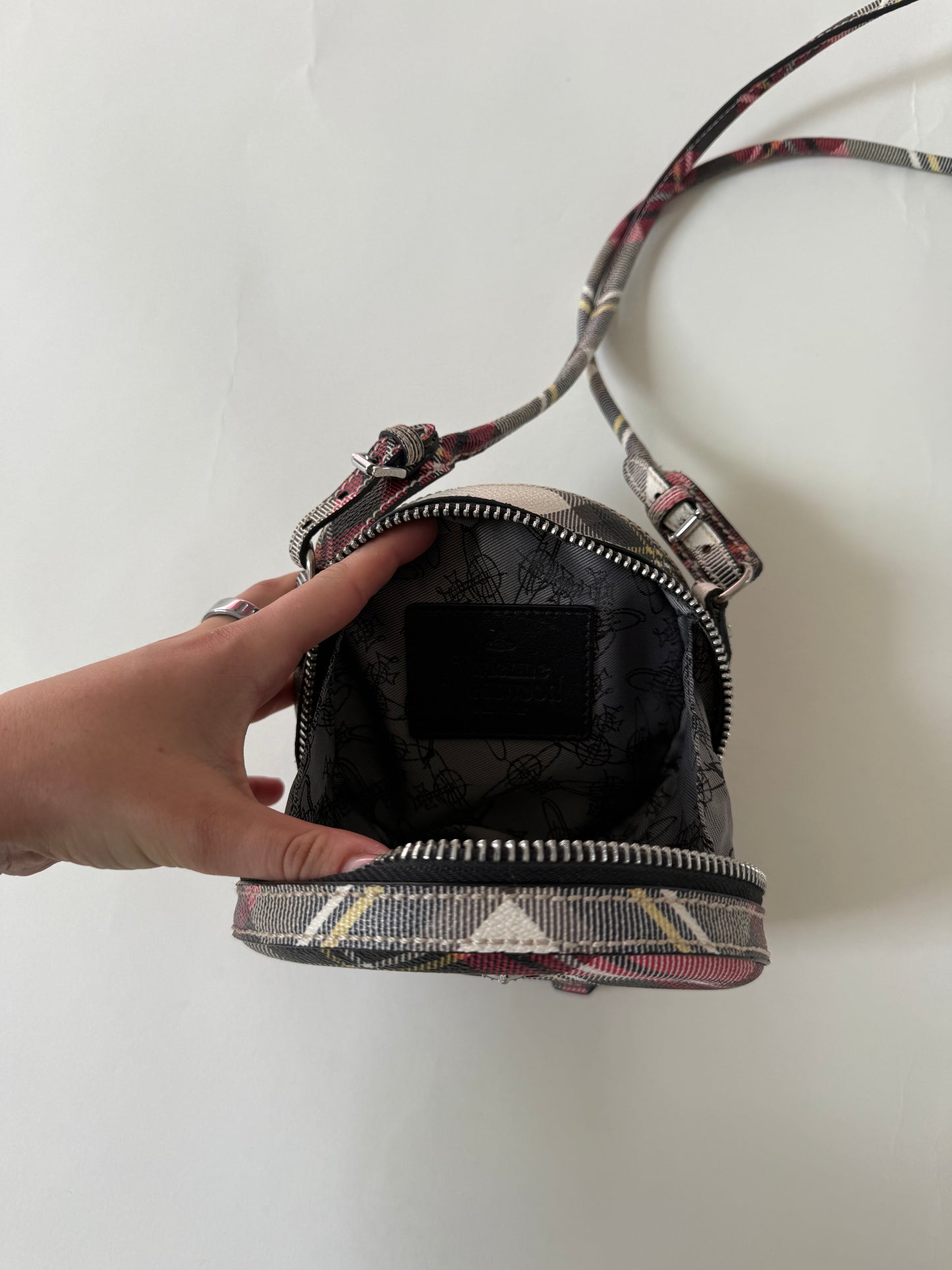 Vivienne Westwood Tartan Crossbody Bag
