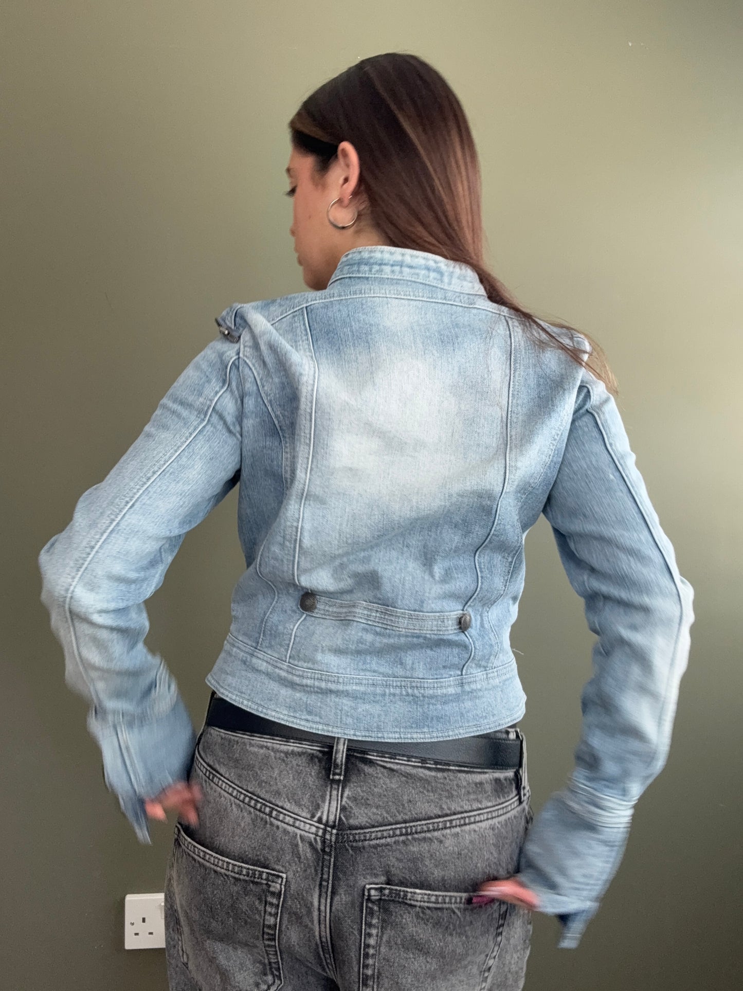 Denim Military Jacket (UK12)