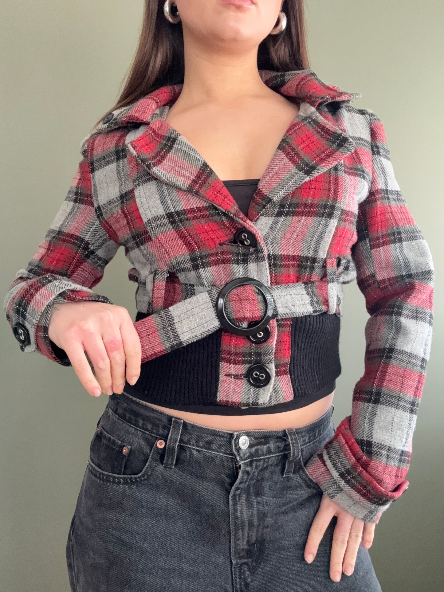 Tartan Hooded Jacket (S)