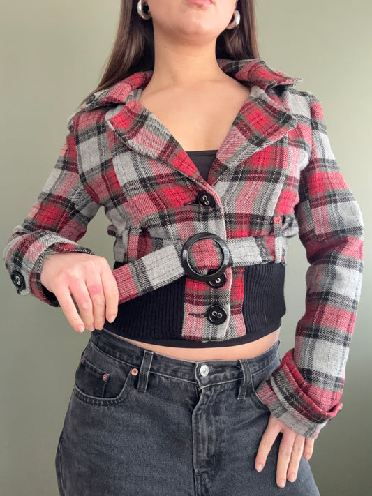 Tartan Hooded Jacket (S)