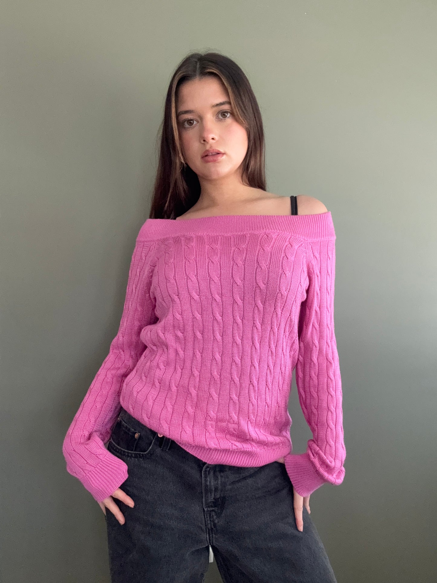 Ralph Lauren Off The Shoulder Jumper (S)