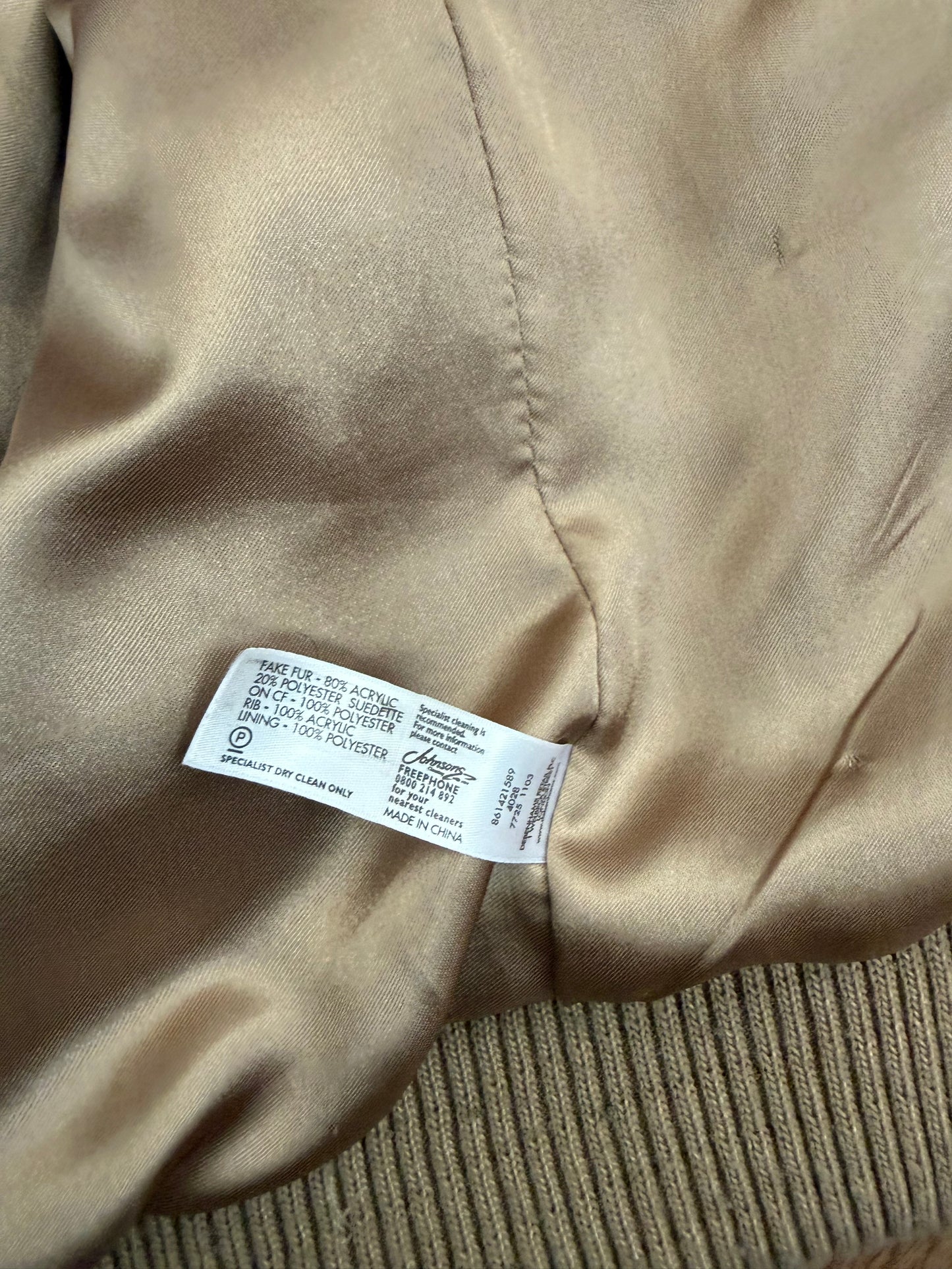 Faux Fur Leopard Jacket (UK10)