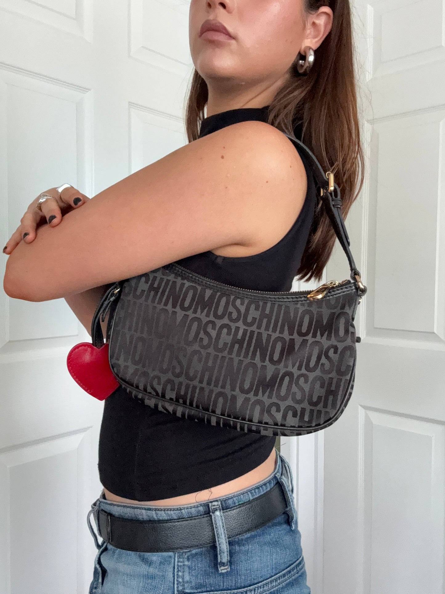 Moschino Monogram Shoulder Bag
