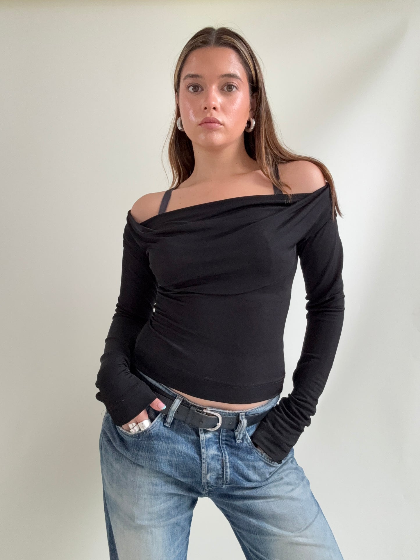Allsaints Mesh Slinky Top (S)