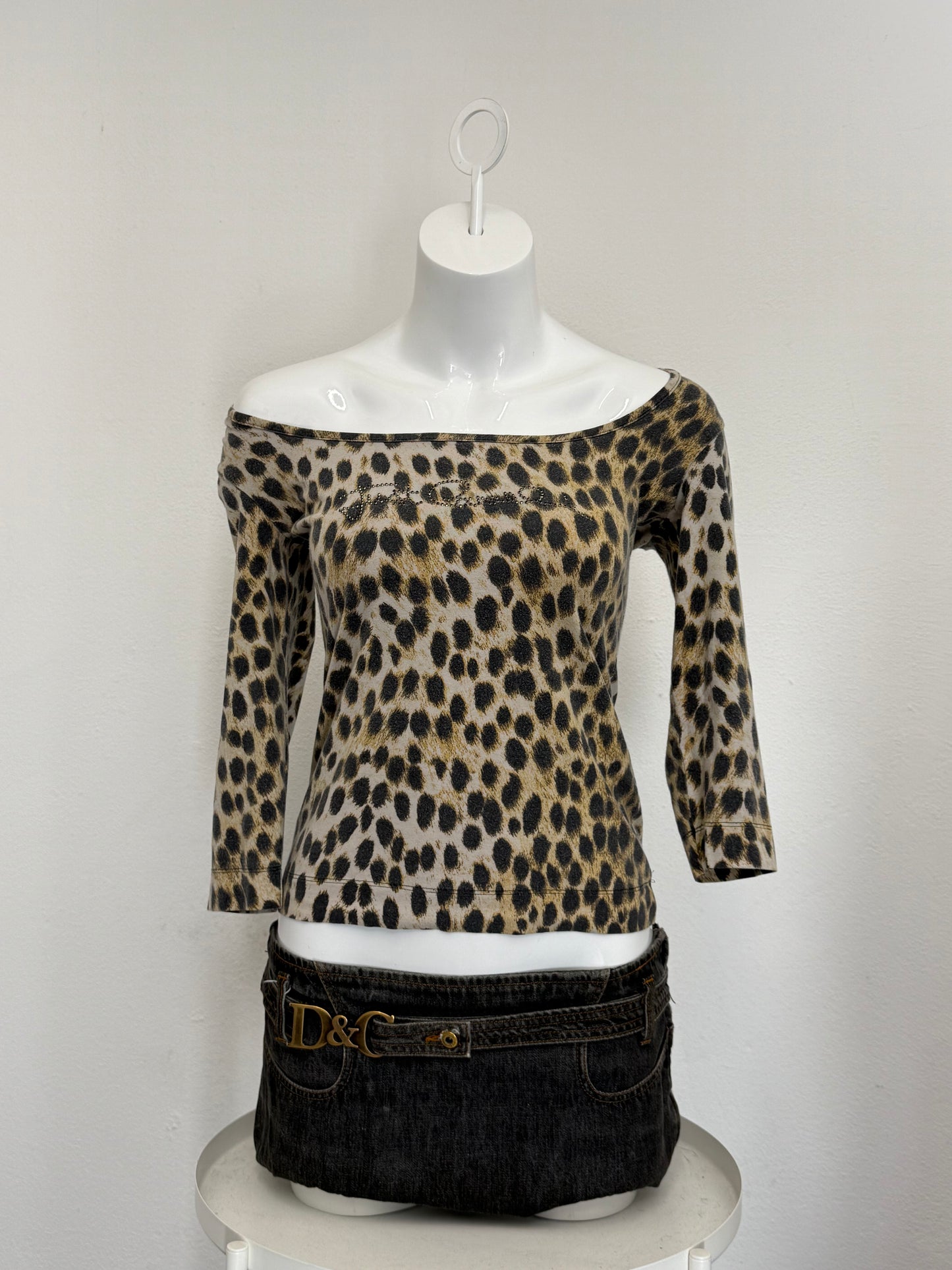 Leopard Cavalli Top (M)