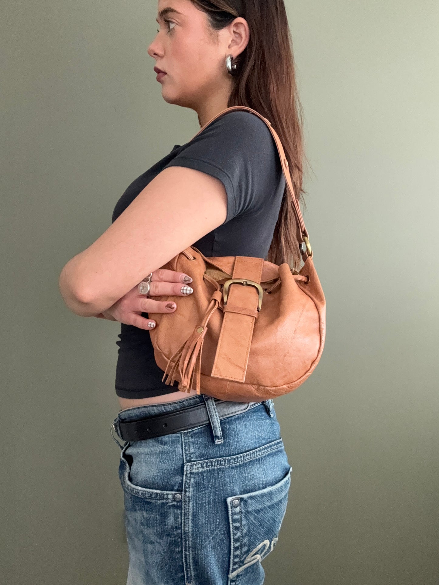 Leather Shoulder Bag