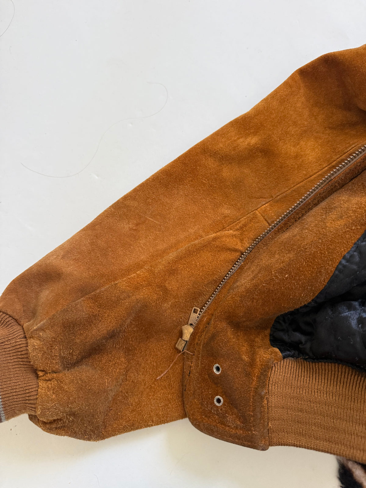 Vintage Diesel Suede Bomber Jacket (L)