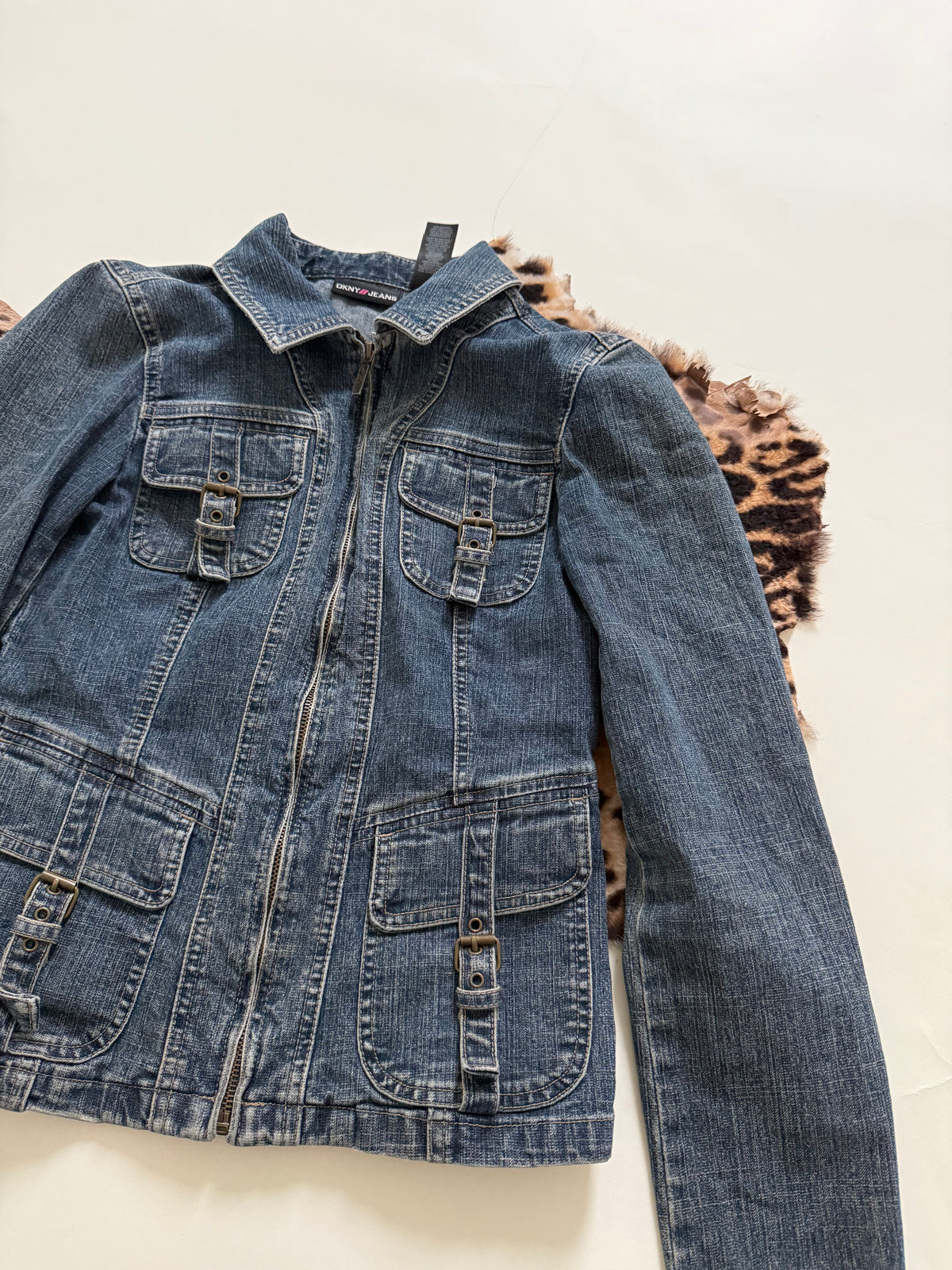 DKNY Denim Cargo Jacket (S)