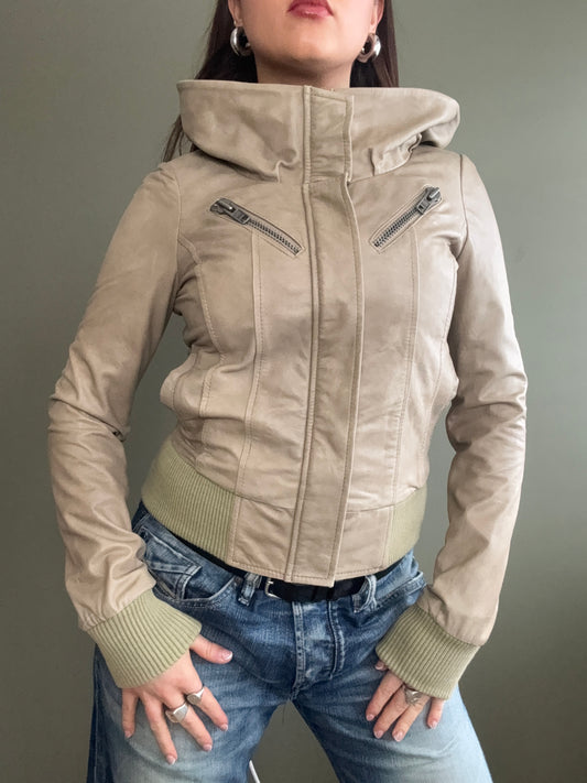 Allsaints Leather Jacket (UK6)