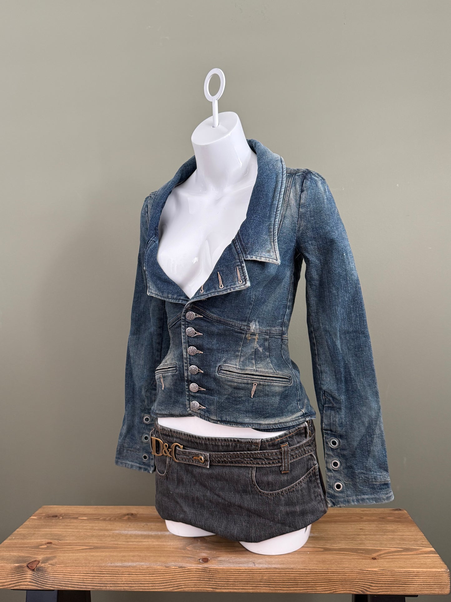 Diesel Denim Military Jacket (S)