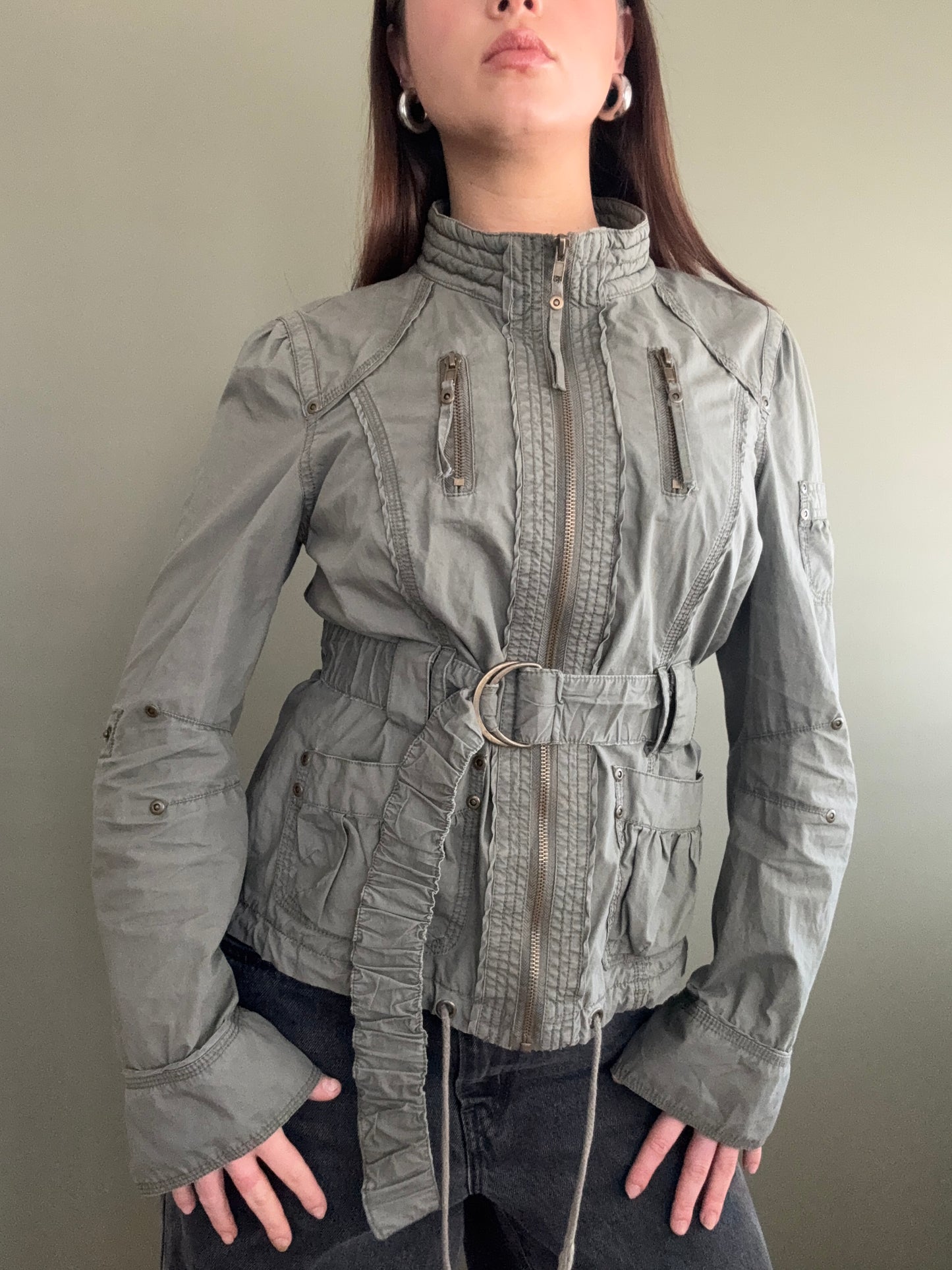 Y2K Utility Coat (UK12)